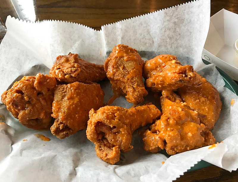 Buffalo wings from TomKen's Bar and Grill in Milwaukee