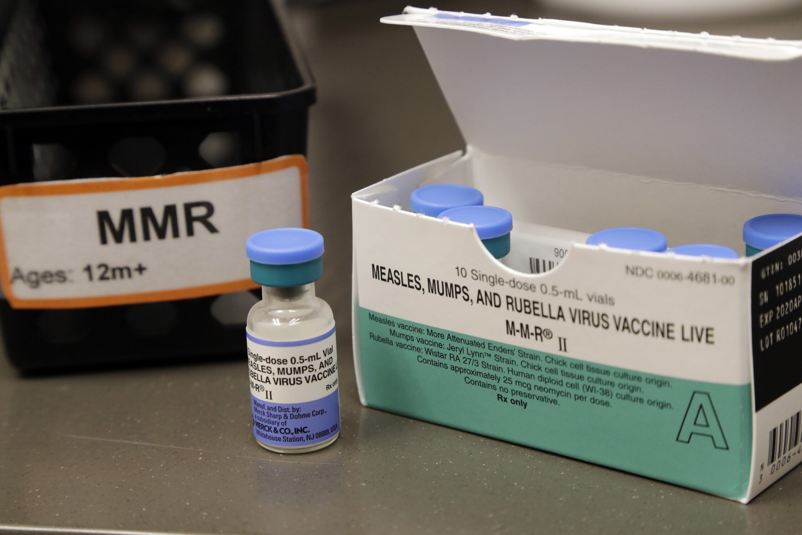 A dose of the MMR vaccine