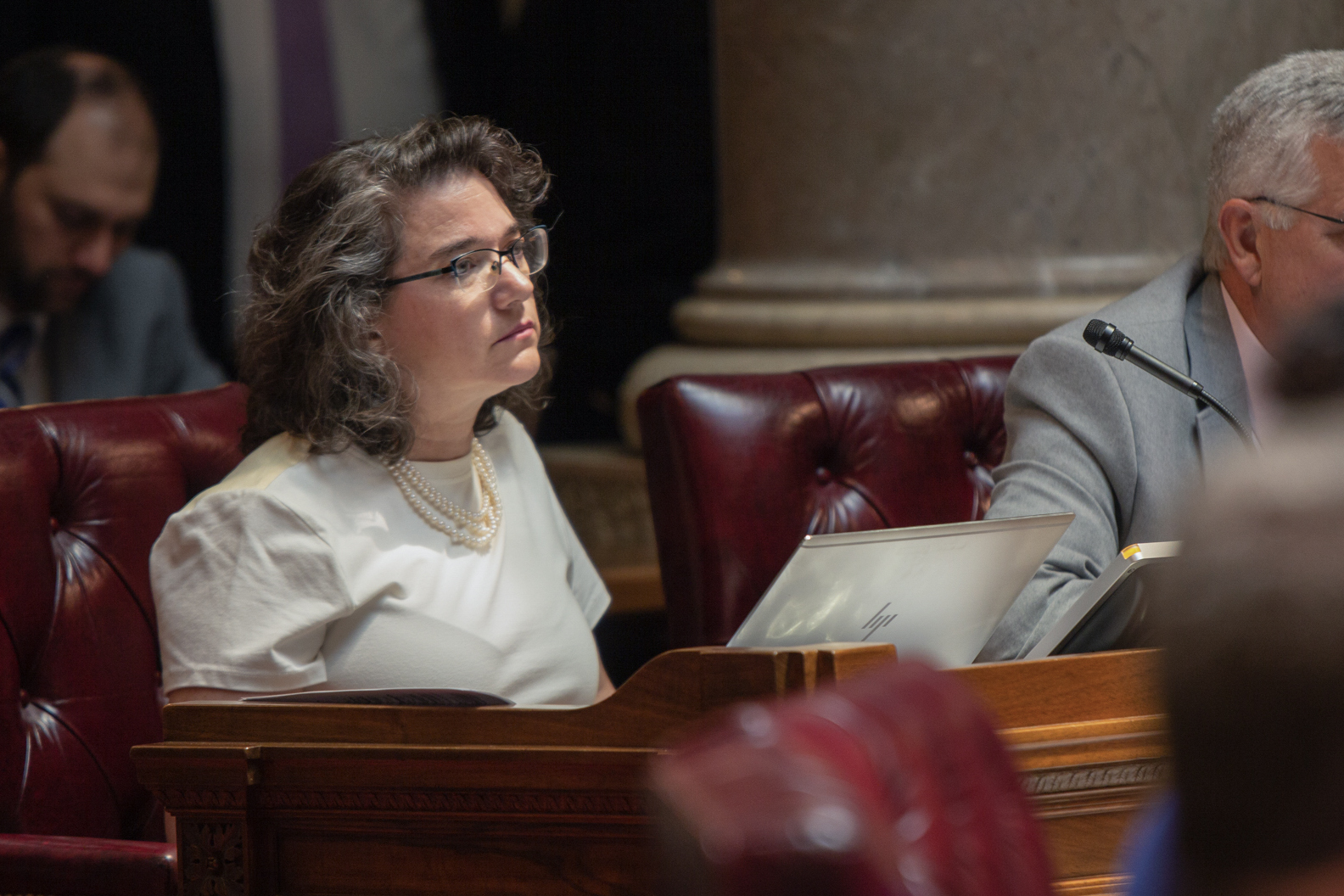 Wisconsin Senate Minority Leader Melissa Agard, D-Madison photographed on June 28, 2023 in the Wisconsin State Capitol