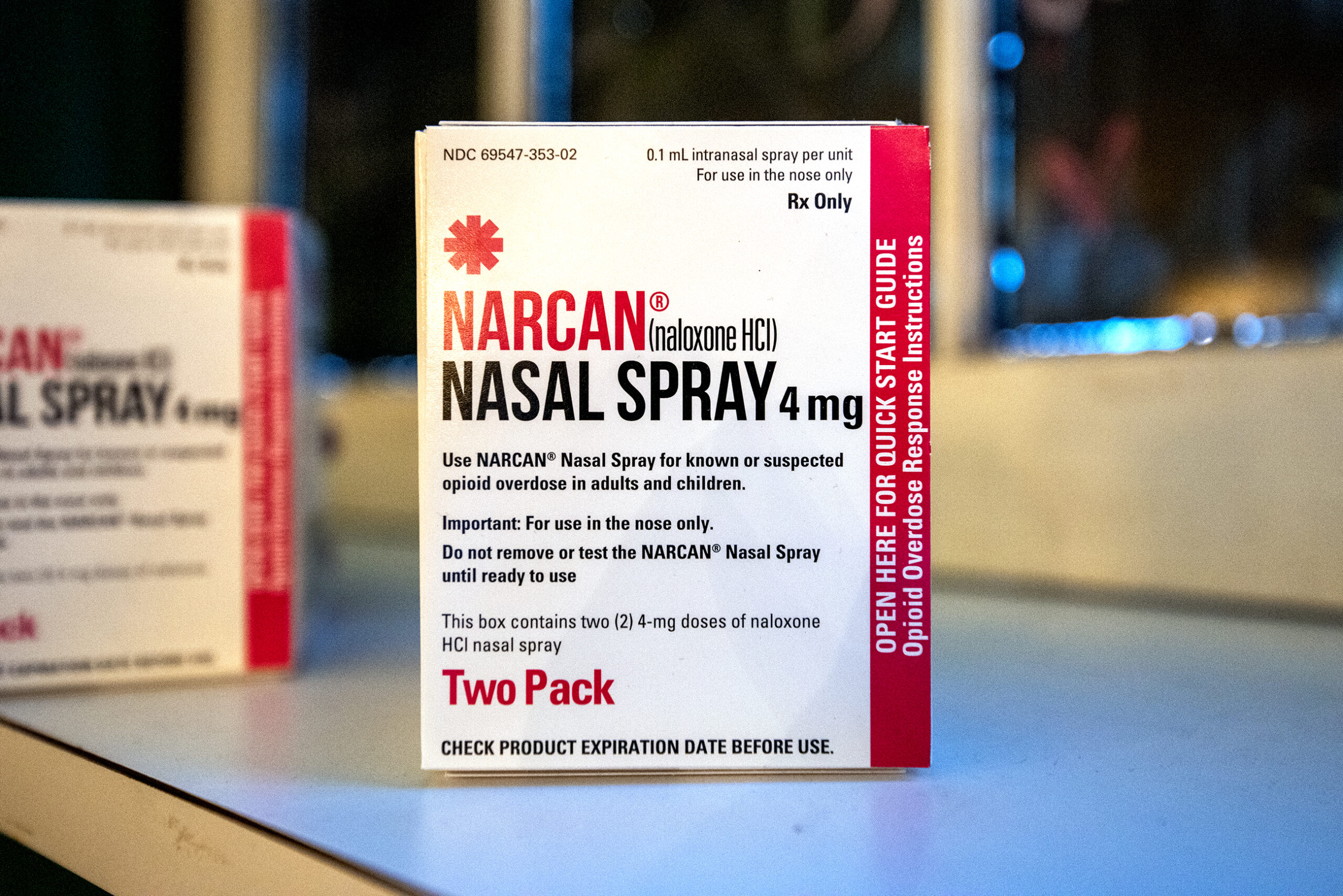 A box of Narcan