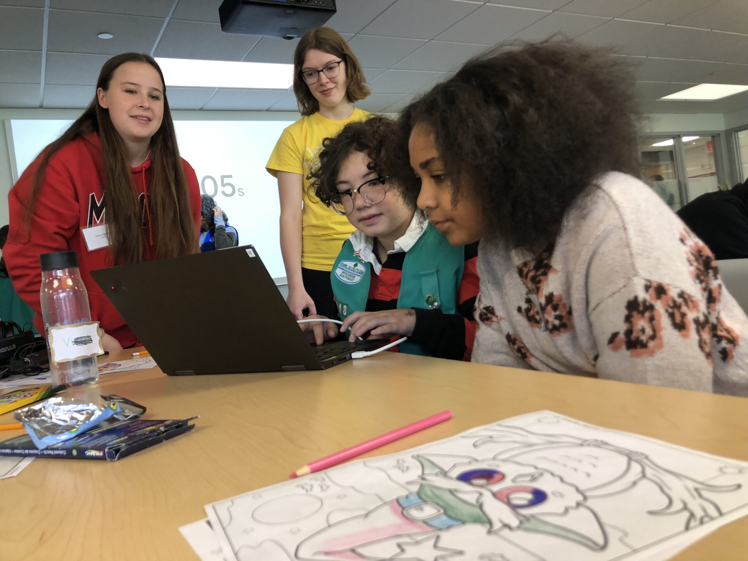 Girls’ interest in computing declines after middle school. This Milwaukee partnership aims to instill a love of STEM.