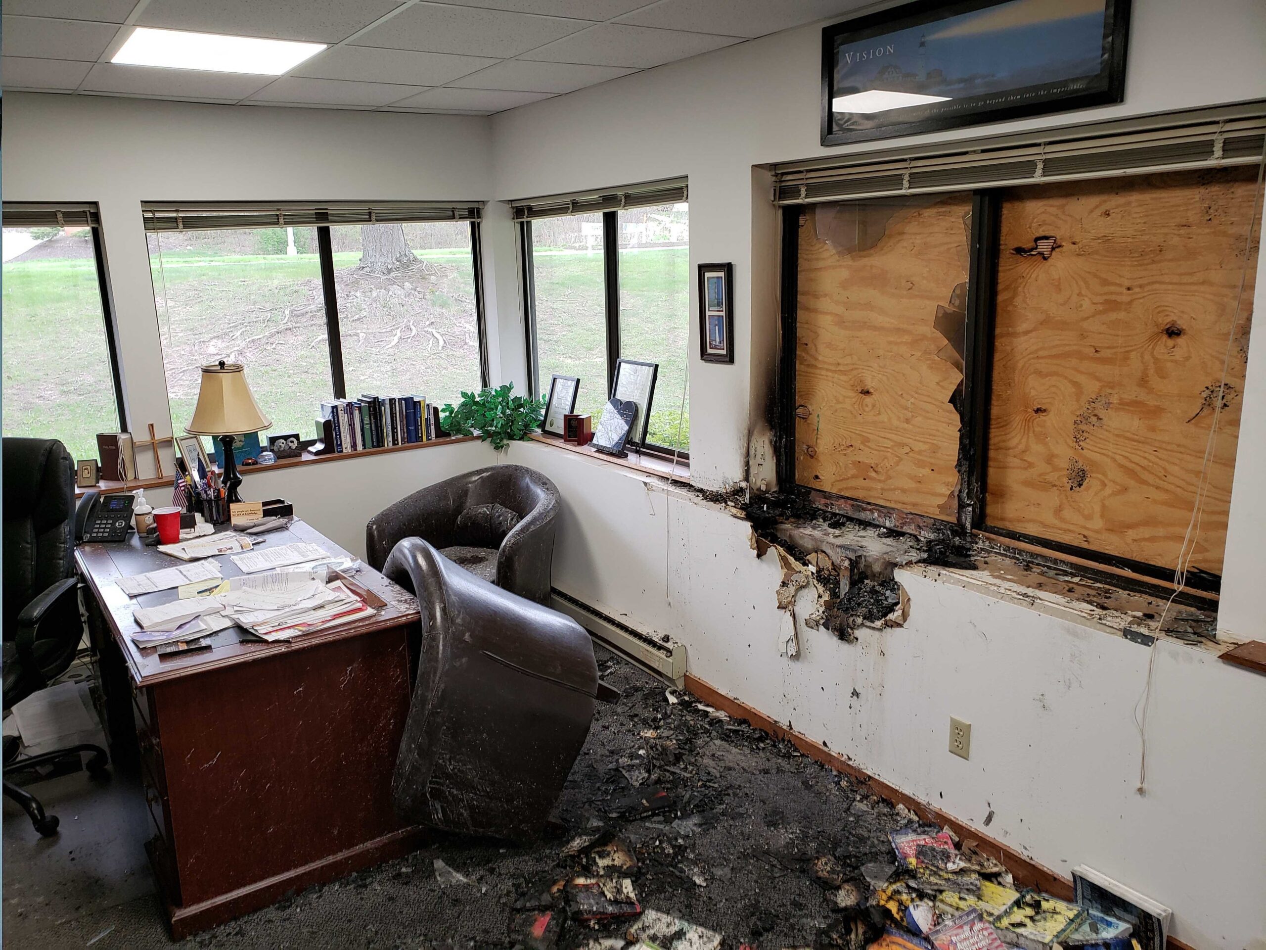 Police investigate possible arson at anti-abortion organization in Madison