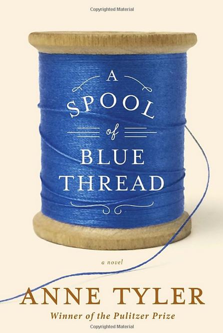 Book cover, A Spool of Blue Thread