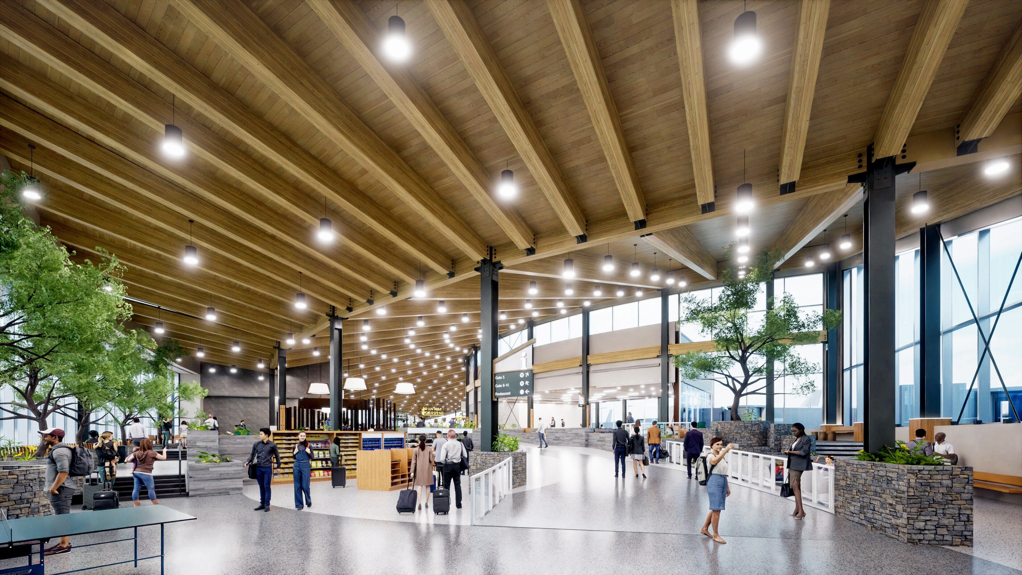 Airport expansion concept art