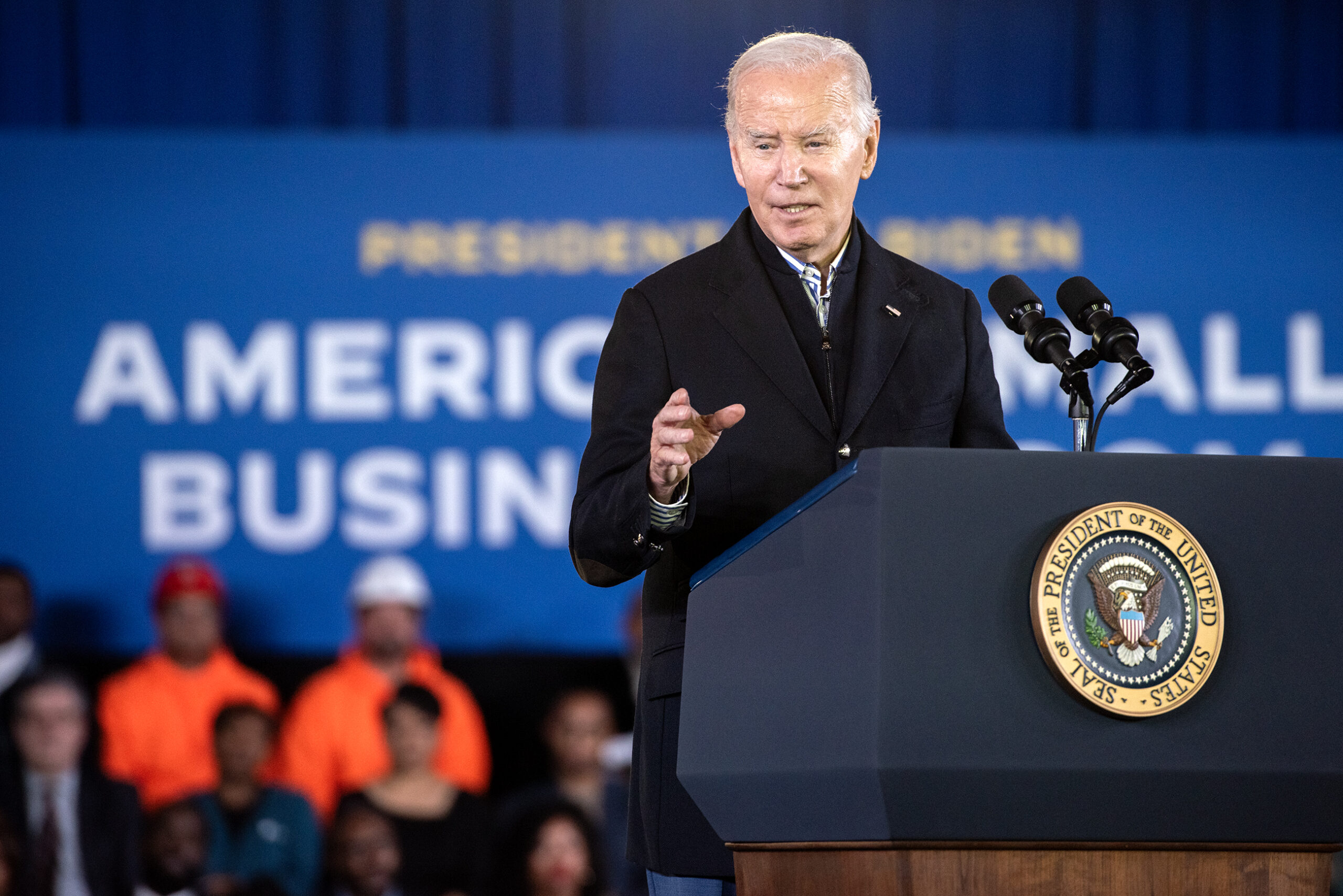 President Joe Biden visits Milwaukee to voice support for Black-owned business ownership