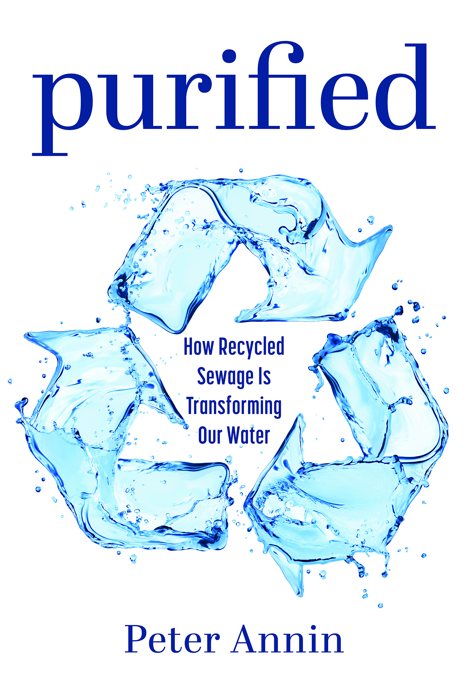 Book jacket cover "Purified"