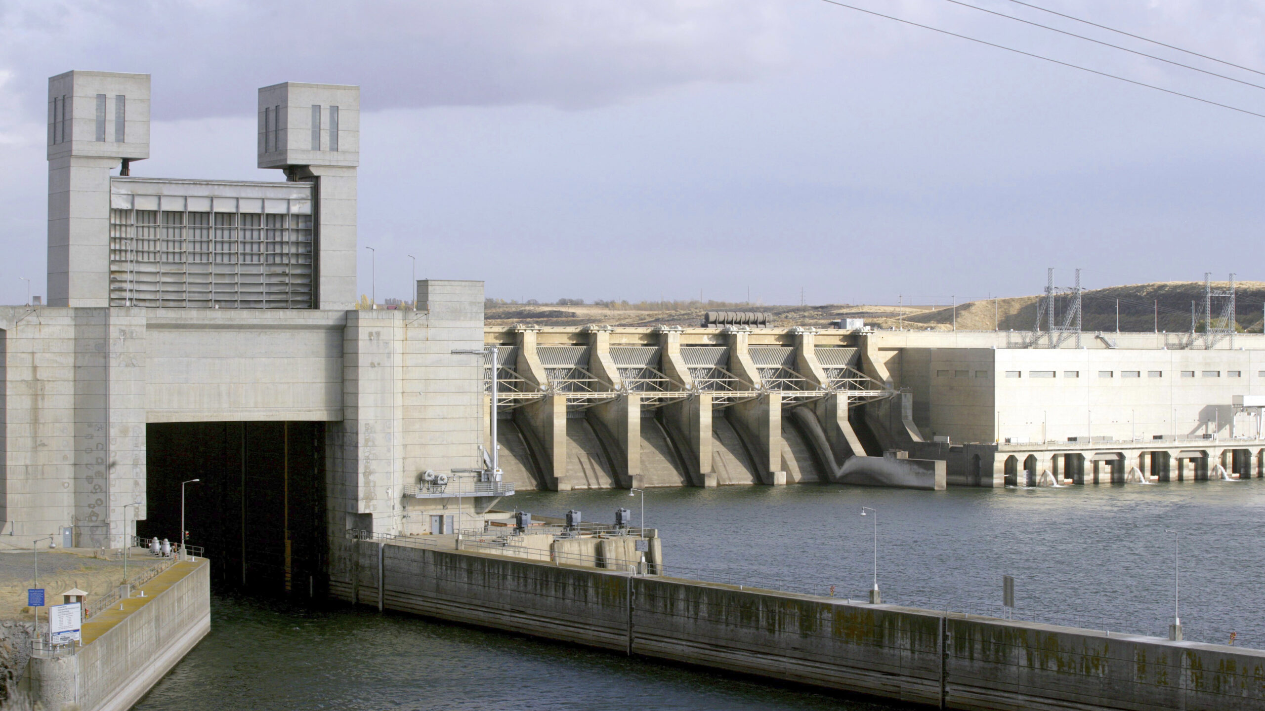 FILE - This Oct. 24, 2006 file photo shows file photo shows the Ice Harbor dam on the Snake River in Pasco, Wash.  (AP