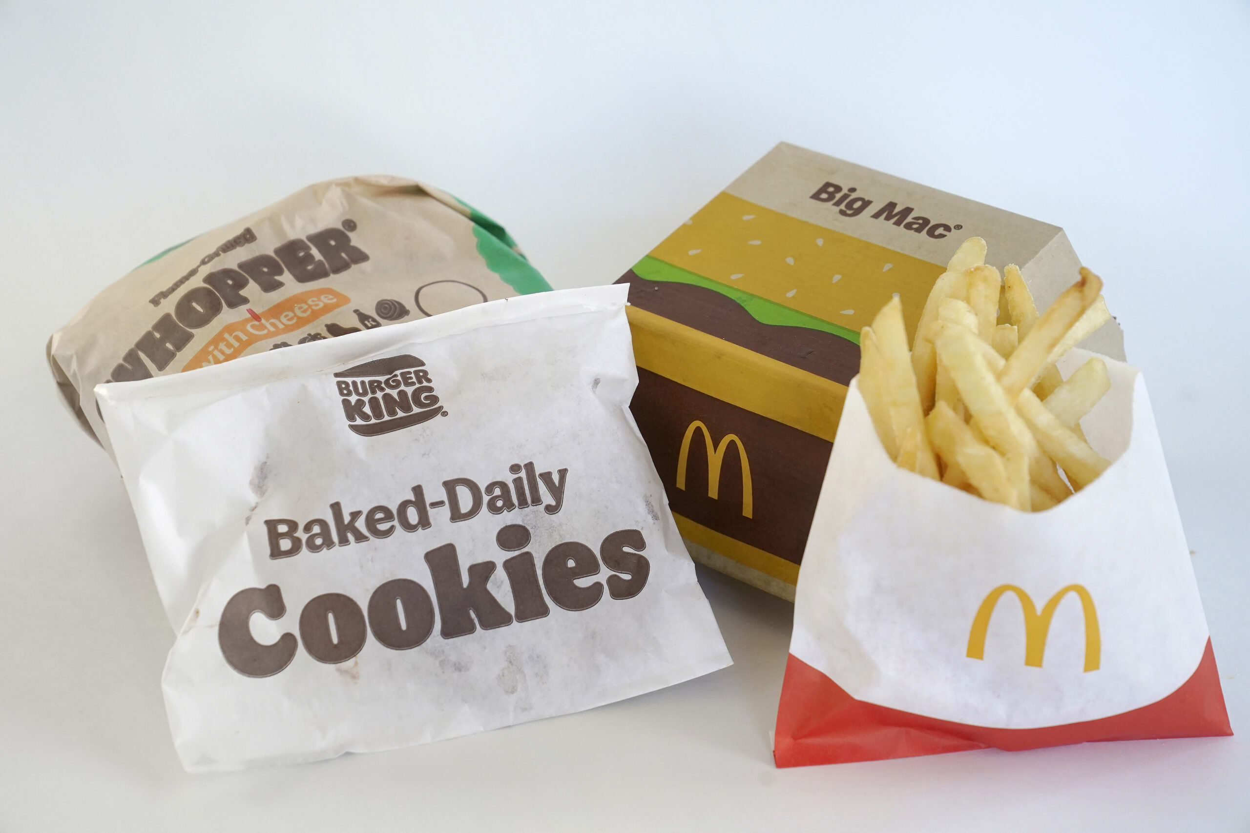 Fast food packaging containing PFAS