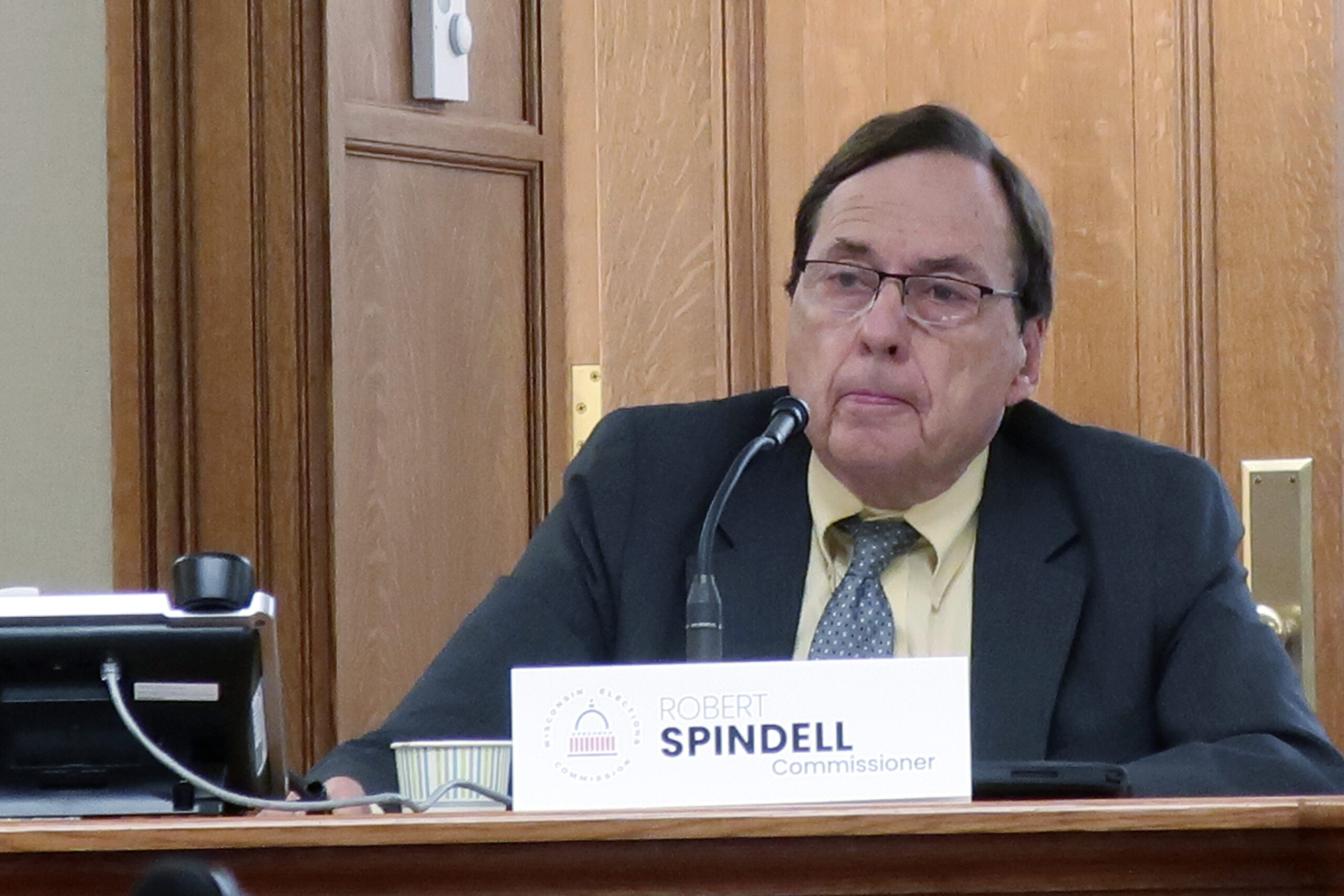 Activists renew call for resignation of Wisconsin elections commissioner Bob Spindell