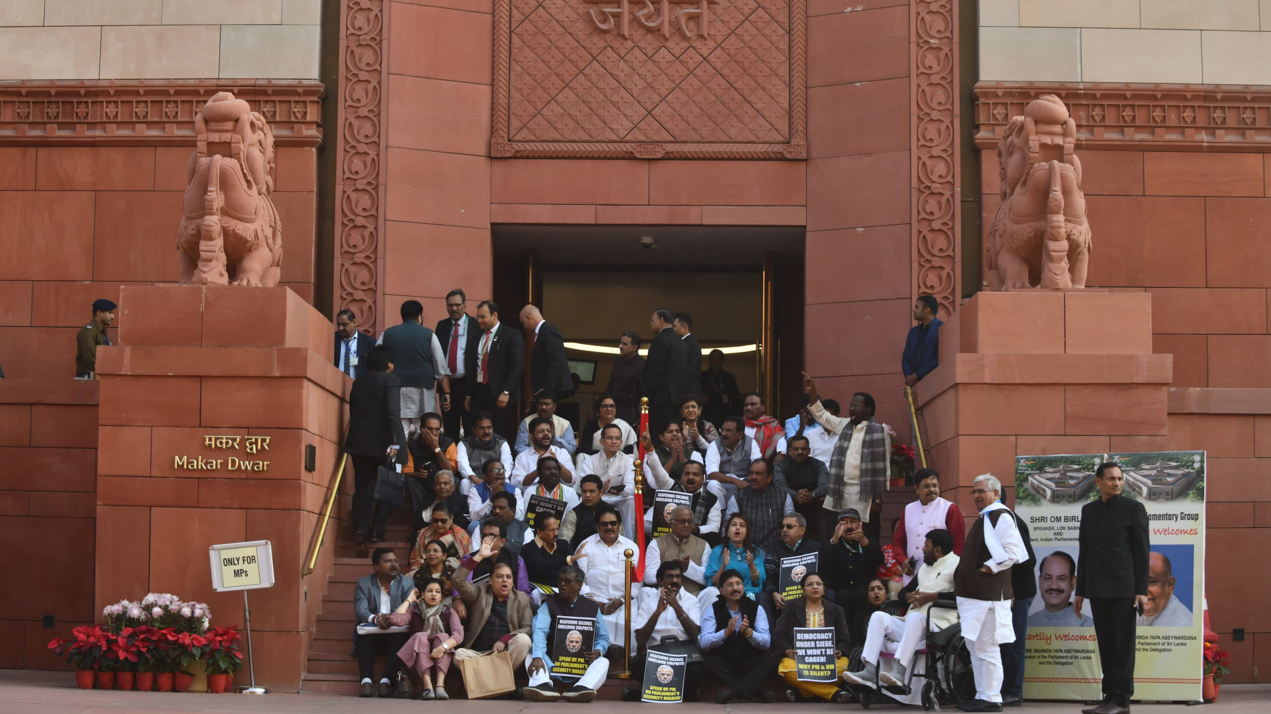 India’s Parliament votes on key bills with over 140 opposition members suspended