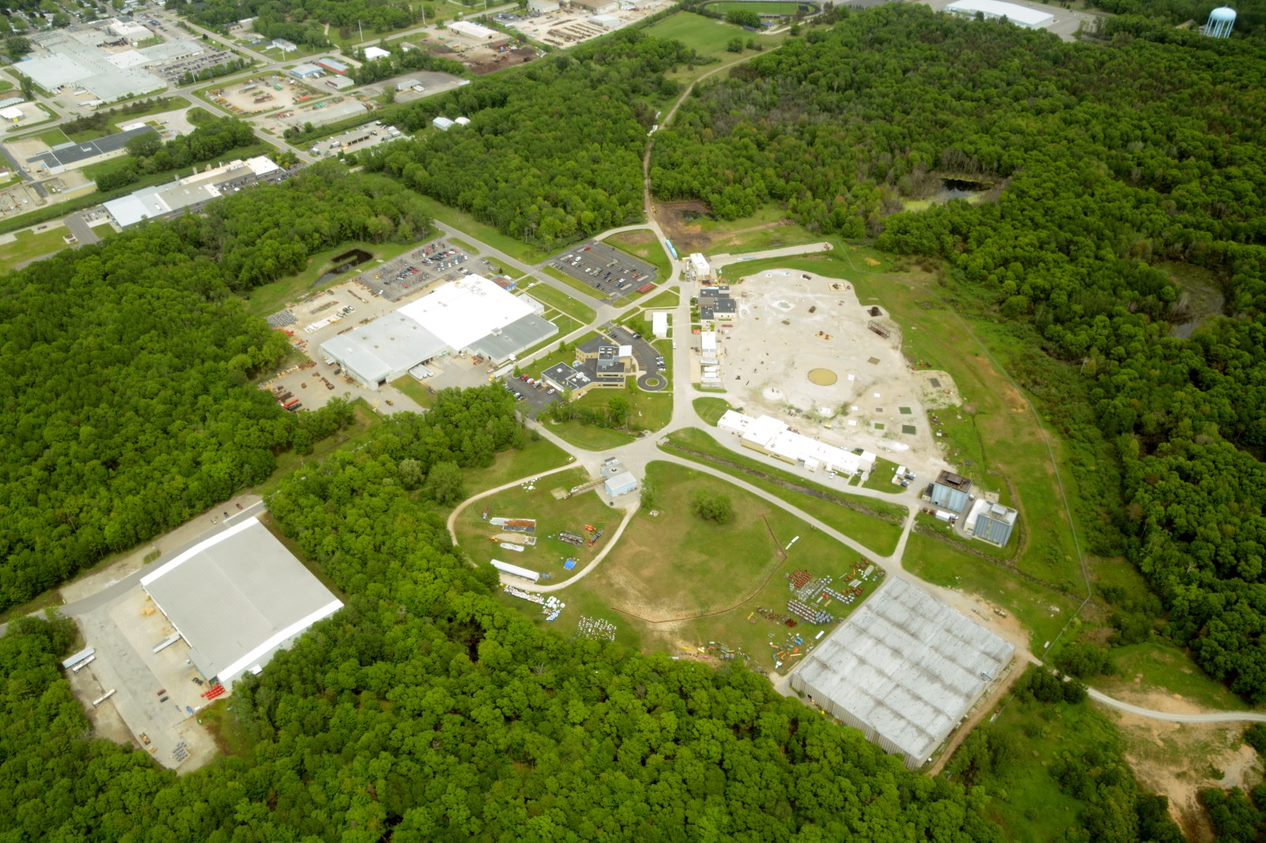 Aerial View Of Tyco's Fire Training Center In Marinette