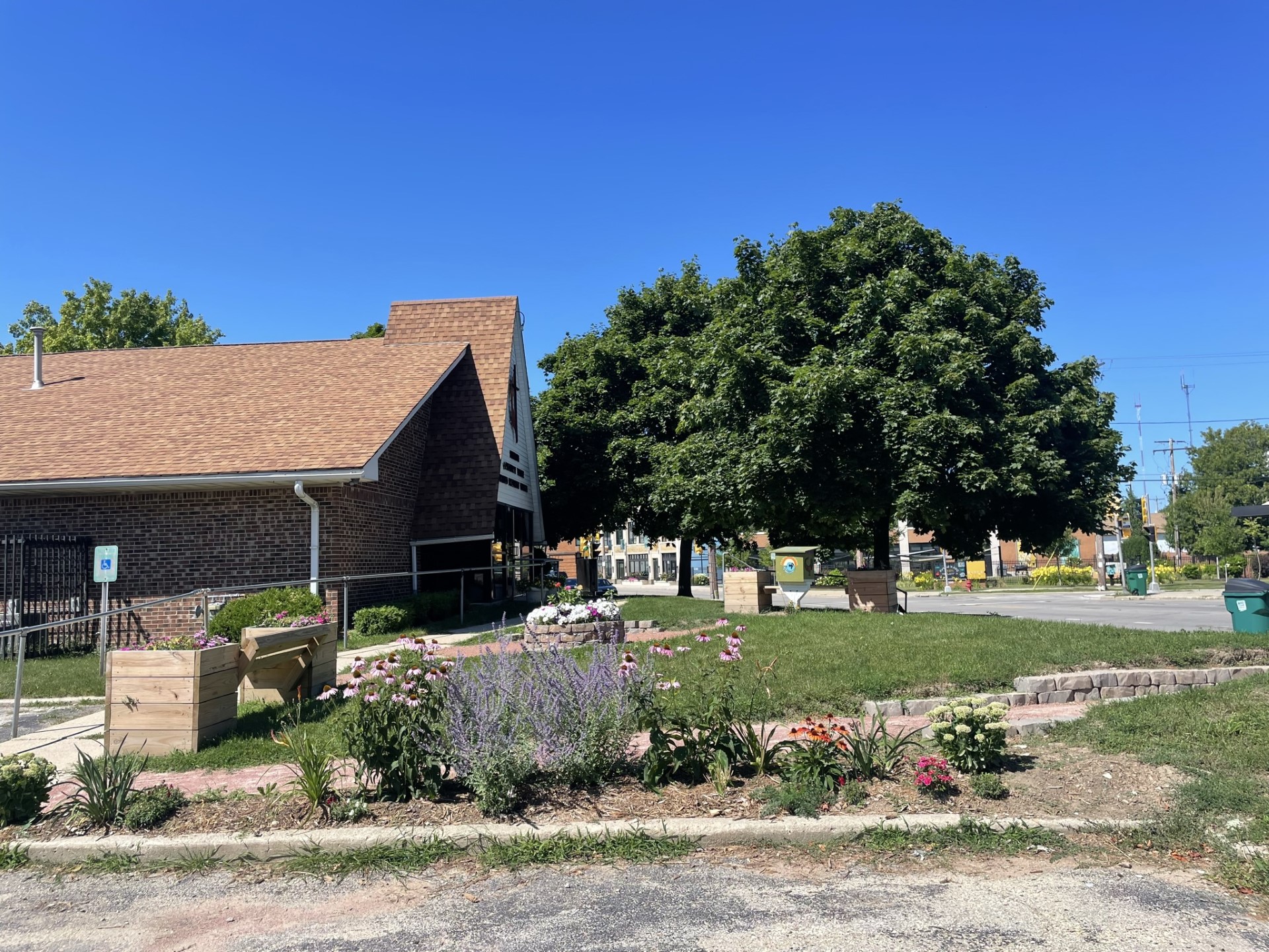 A healing space in Milwaukee on a once vacant lot.