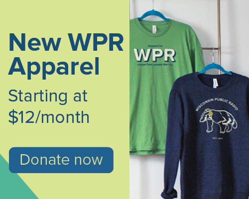 New WPR  Apparel. Starting at $12/month. Donate now.