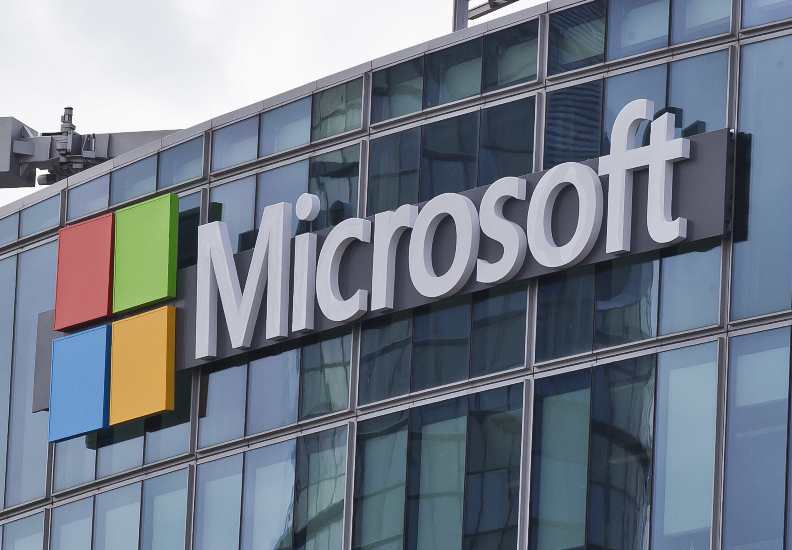 The Microsoft logo is seen in Issy-les-Moulineaux, outside Paris, France, April 12, 2016. Michel Euler/AP File Photo
