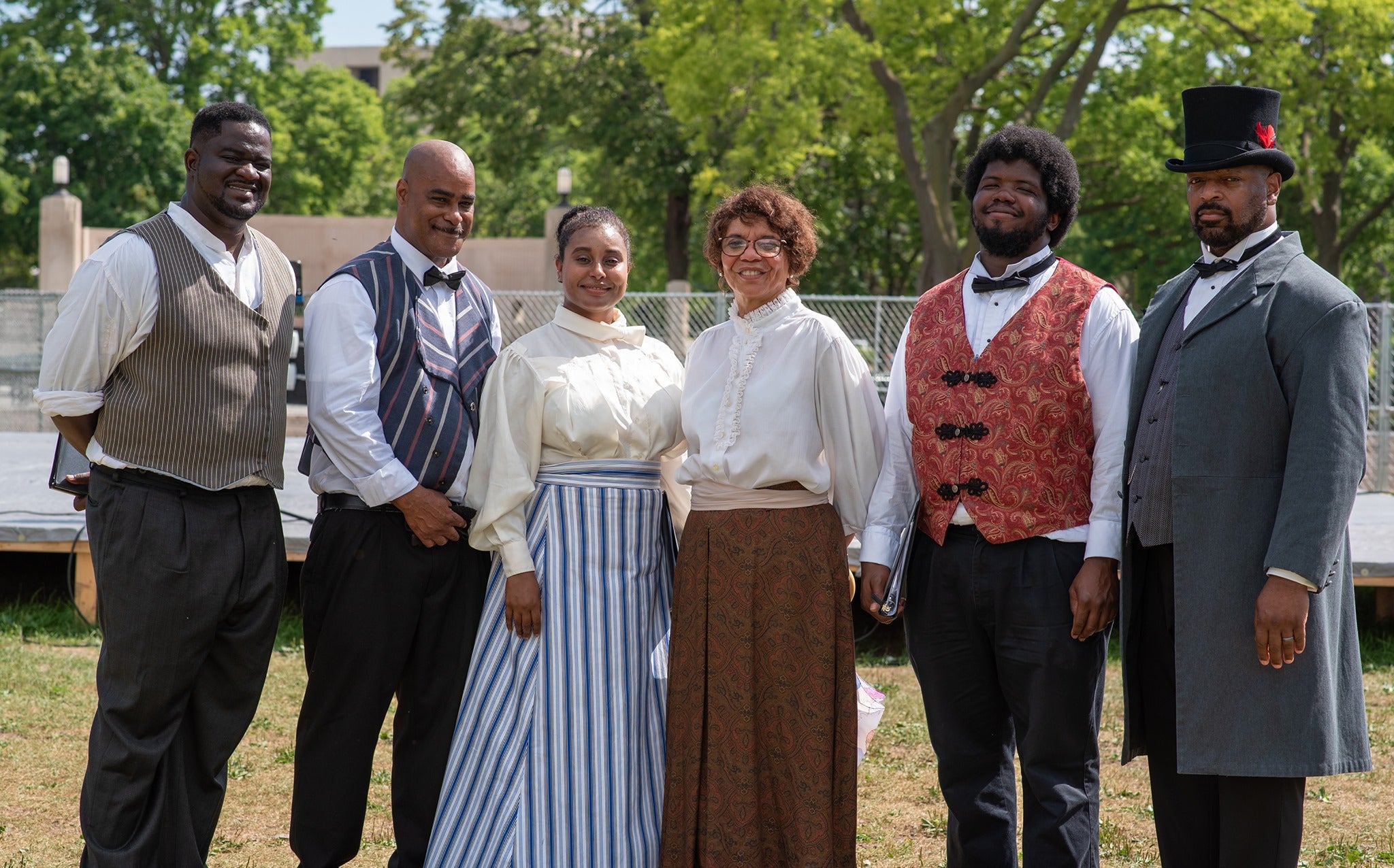 Actors portray Black characters from La Crosse's history as part of the Enduring Families Project