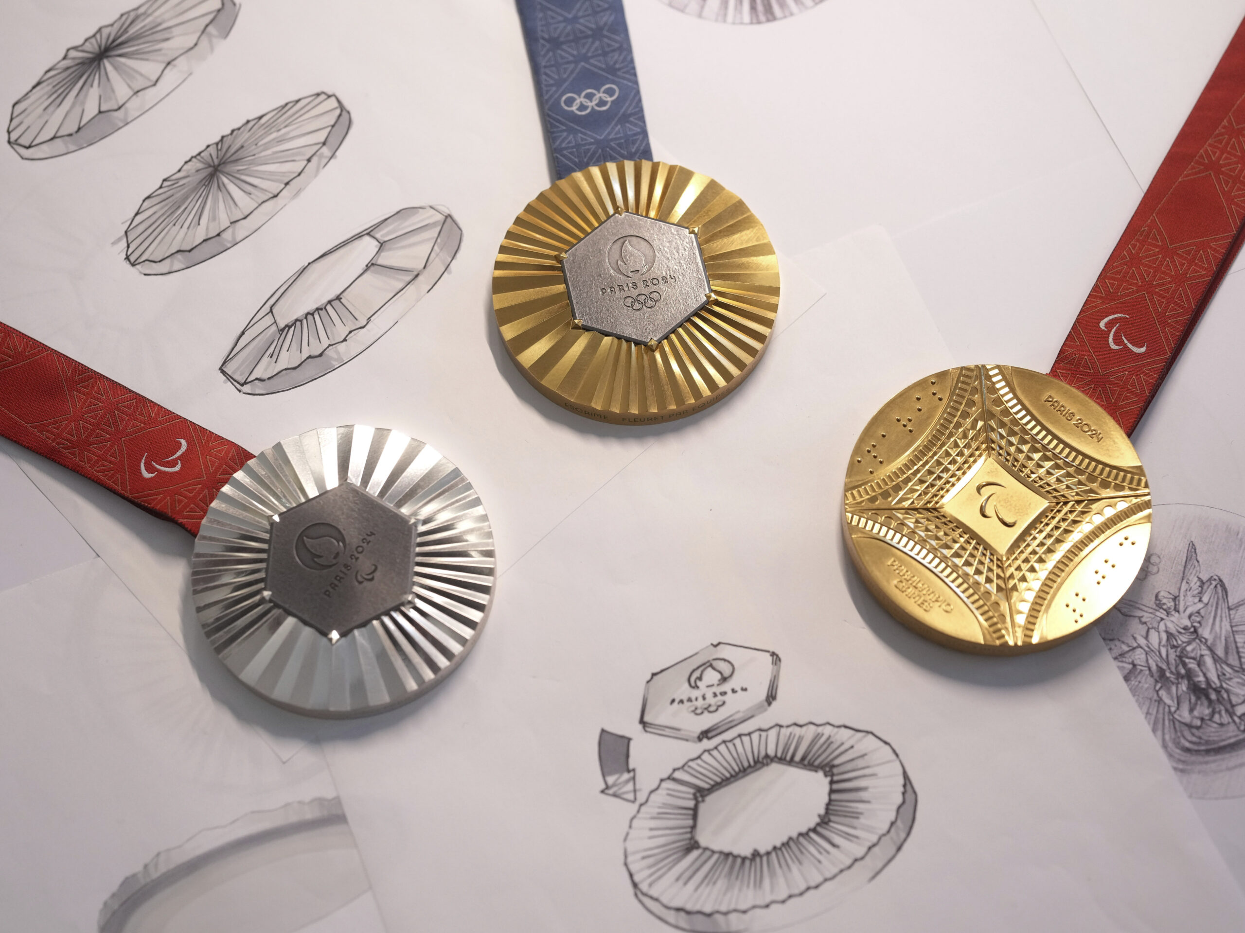 The Paris Olympics medals will have pieces of the Eiffel Tower