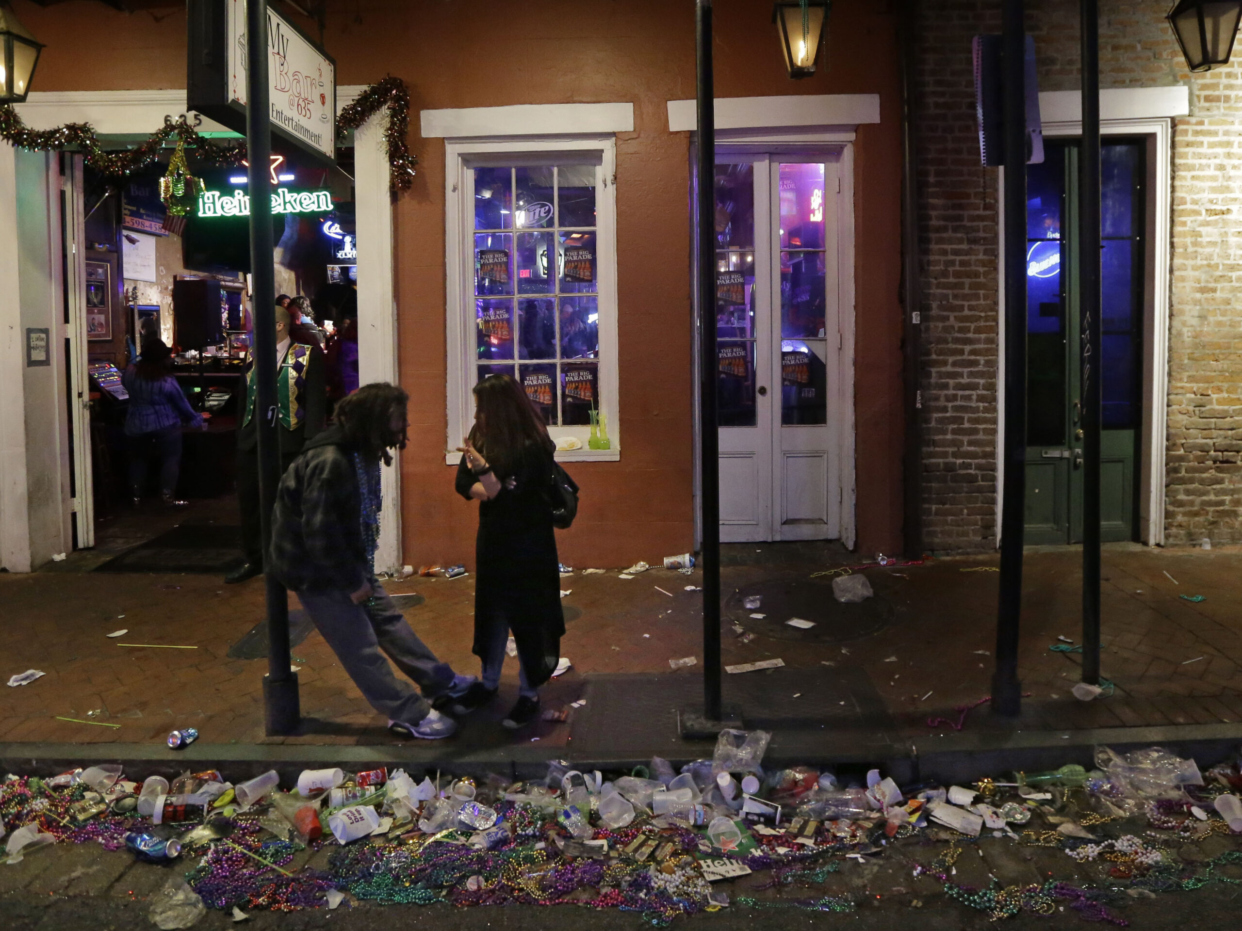Mardi Gras beads in New Orleans are creating an environmental concern