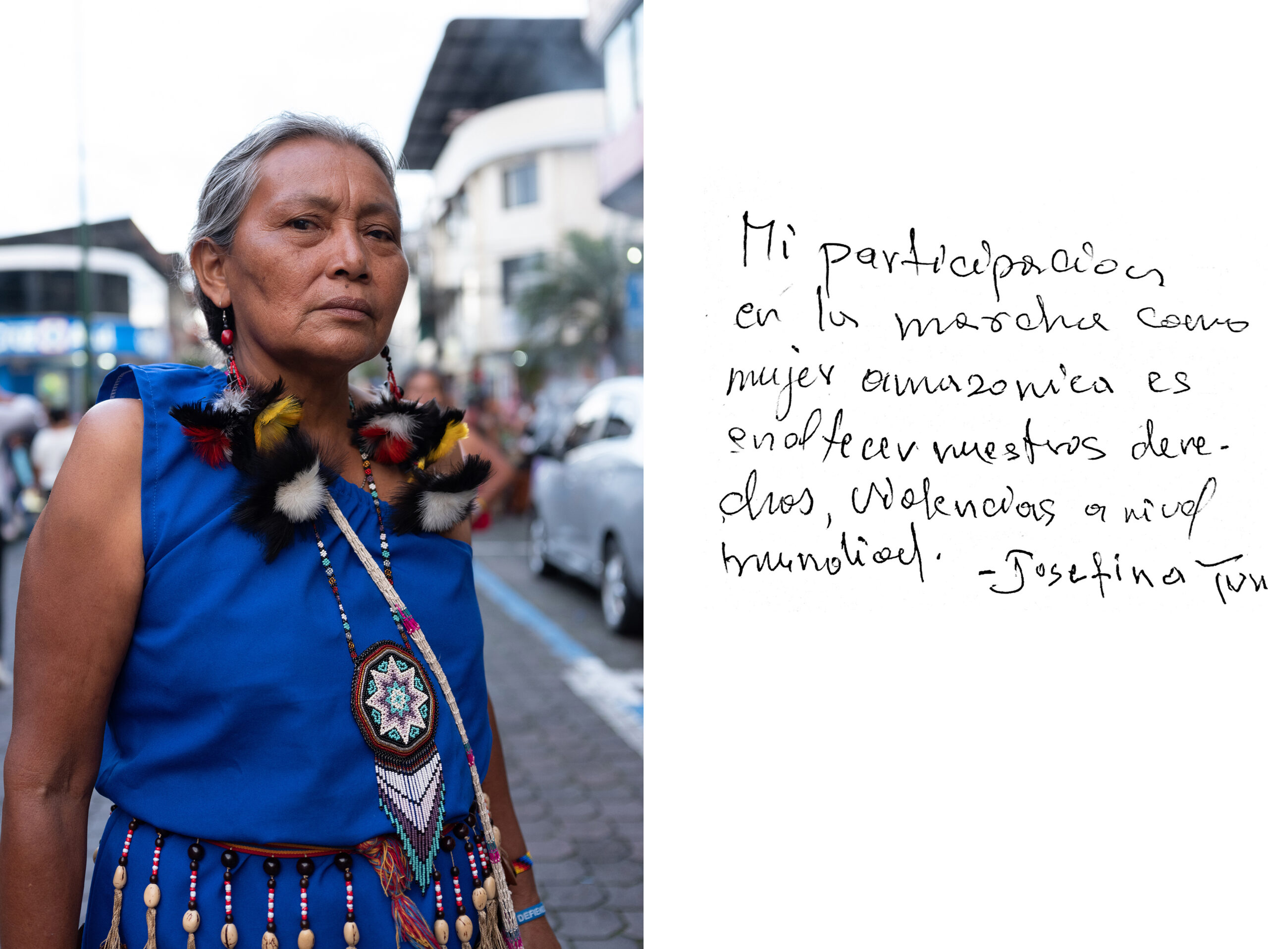 Ecuadorian Indigenous Women on why they march