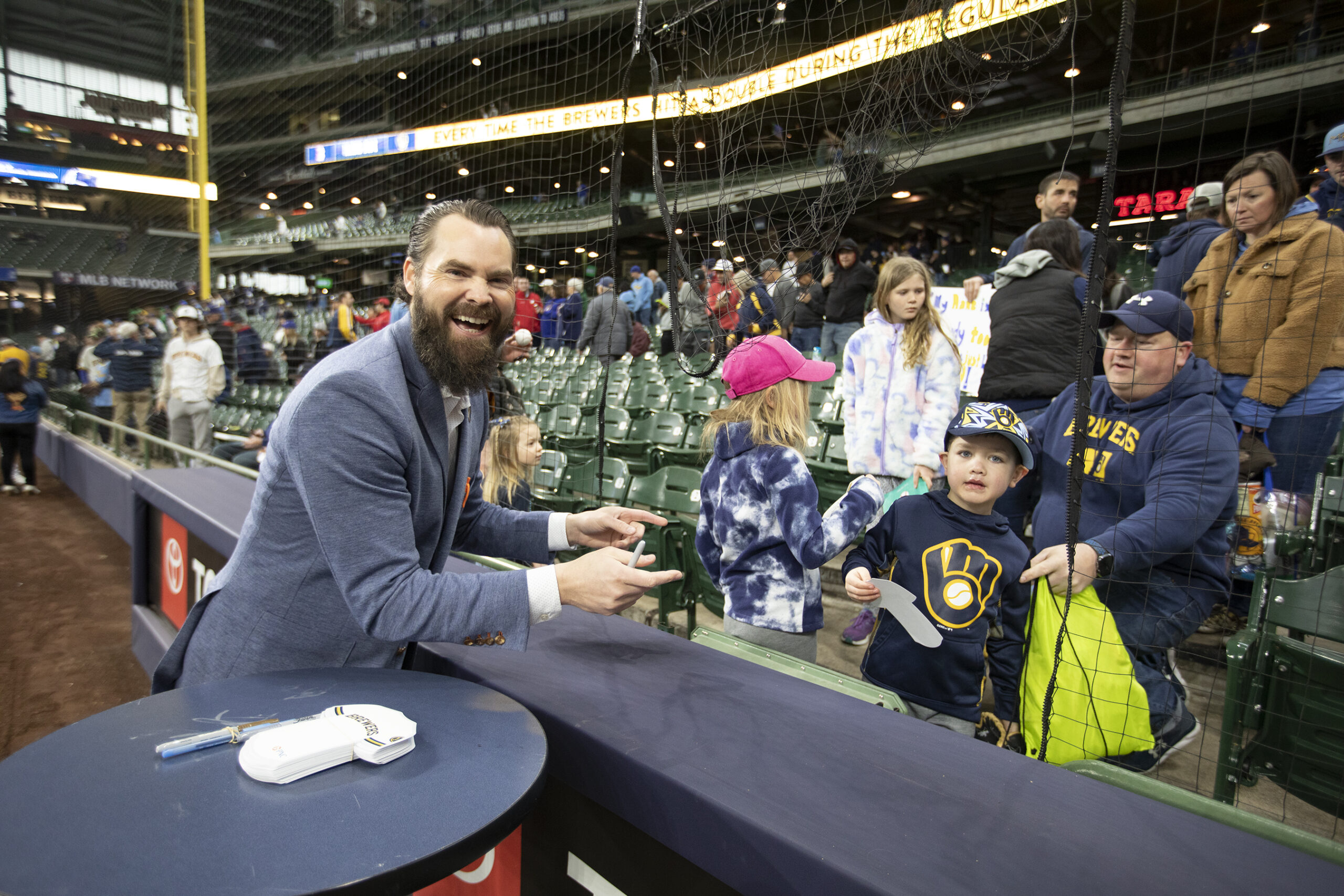 The Milwaukee Brewers home opener kicks off at American Family Field