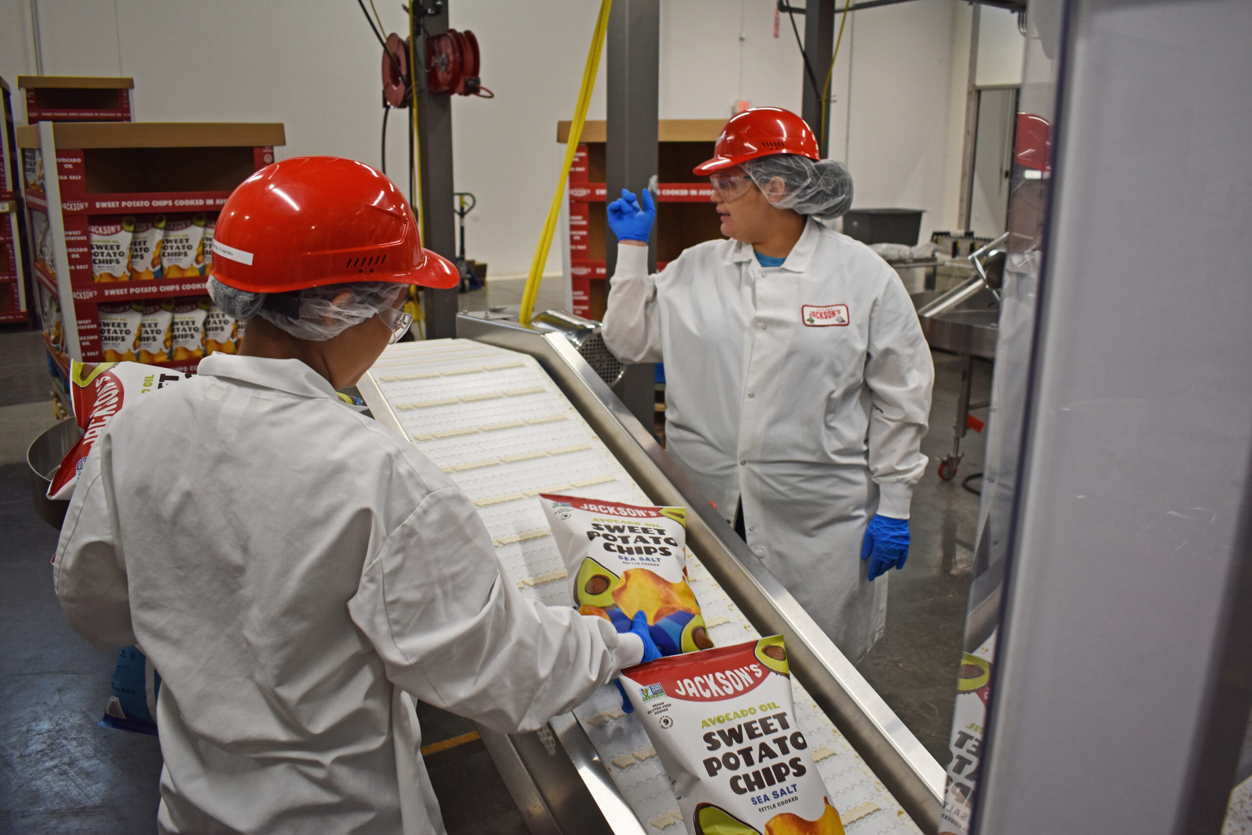 Workers at Jackson's Food Company