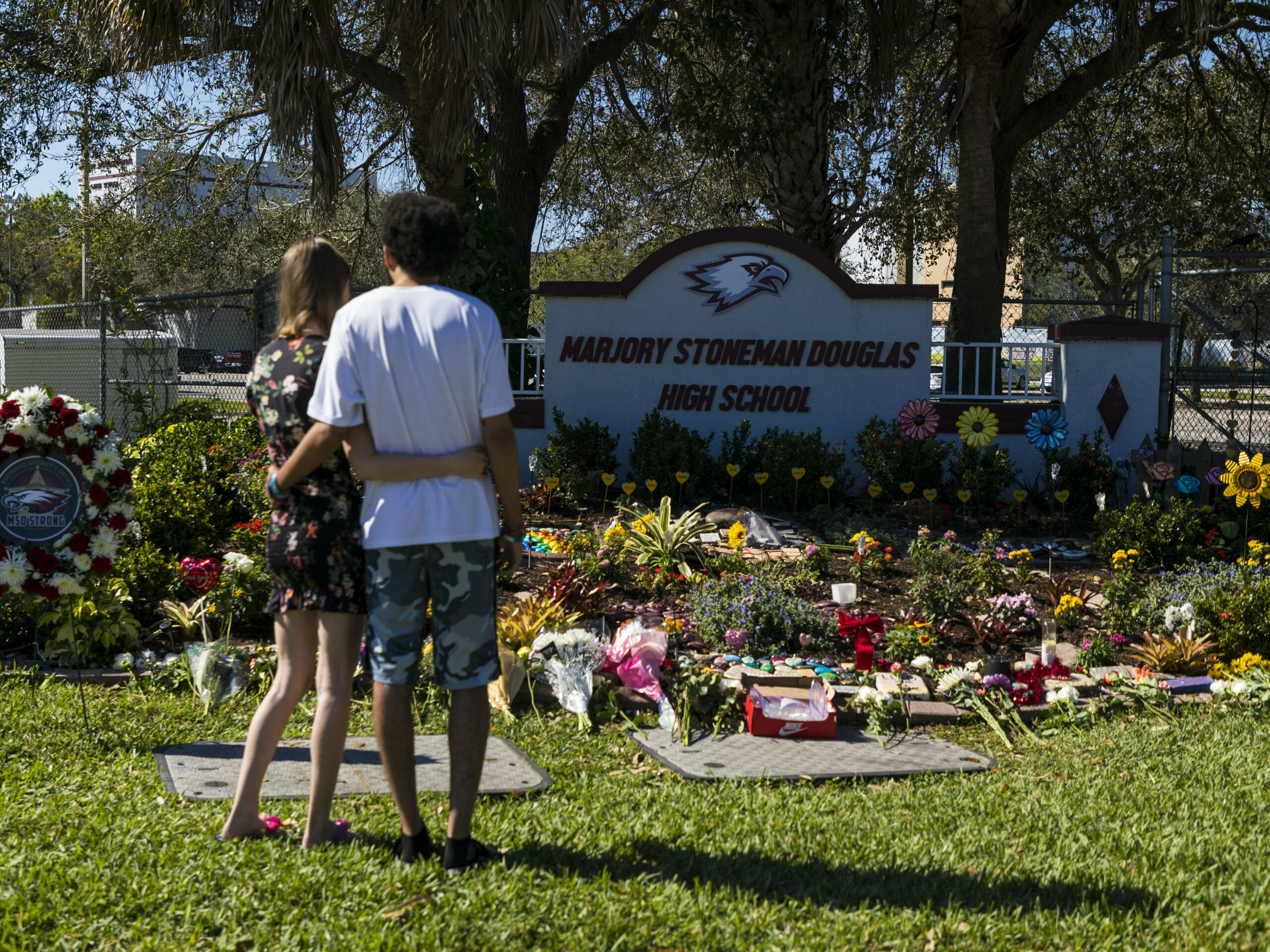 Harris plans to visit the Parkland school where 14 kids were killed in 2018
