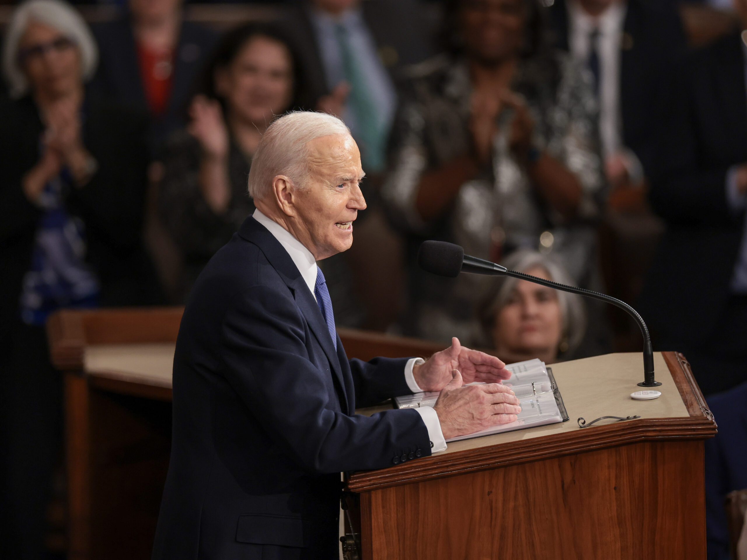 Biden spars with Republicans on border security during State of the Union