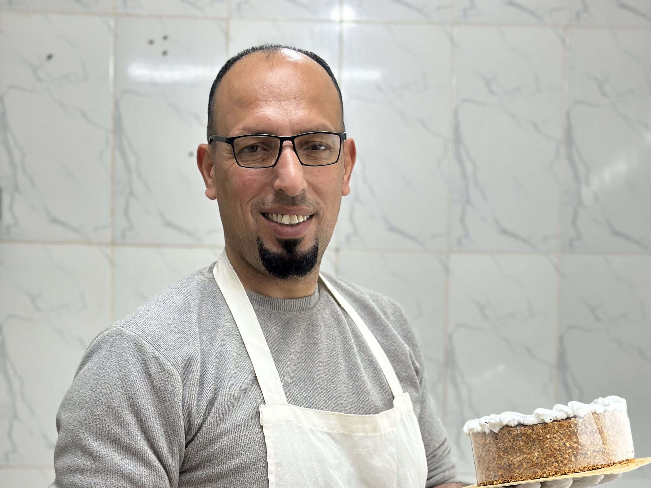 Cake in the time of war, in Gaza