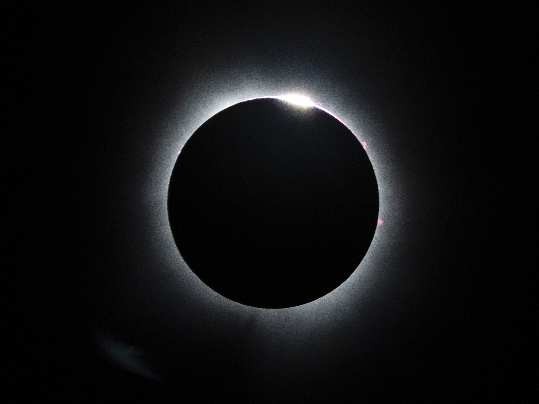 The moon passes the sun during a solar eclipse on Monday in Ste. Genevieve, Mo.