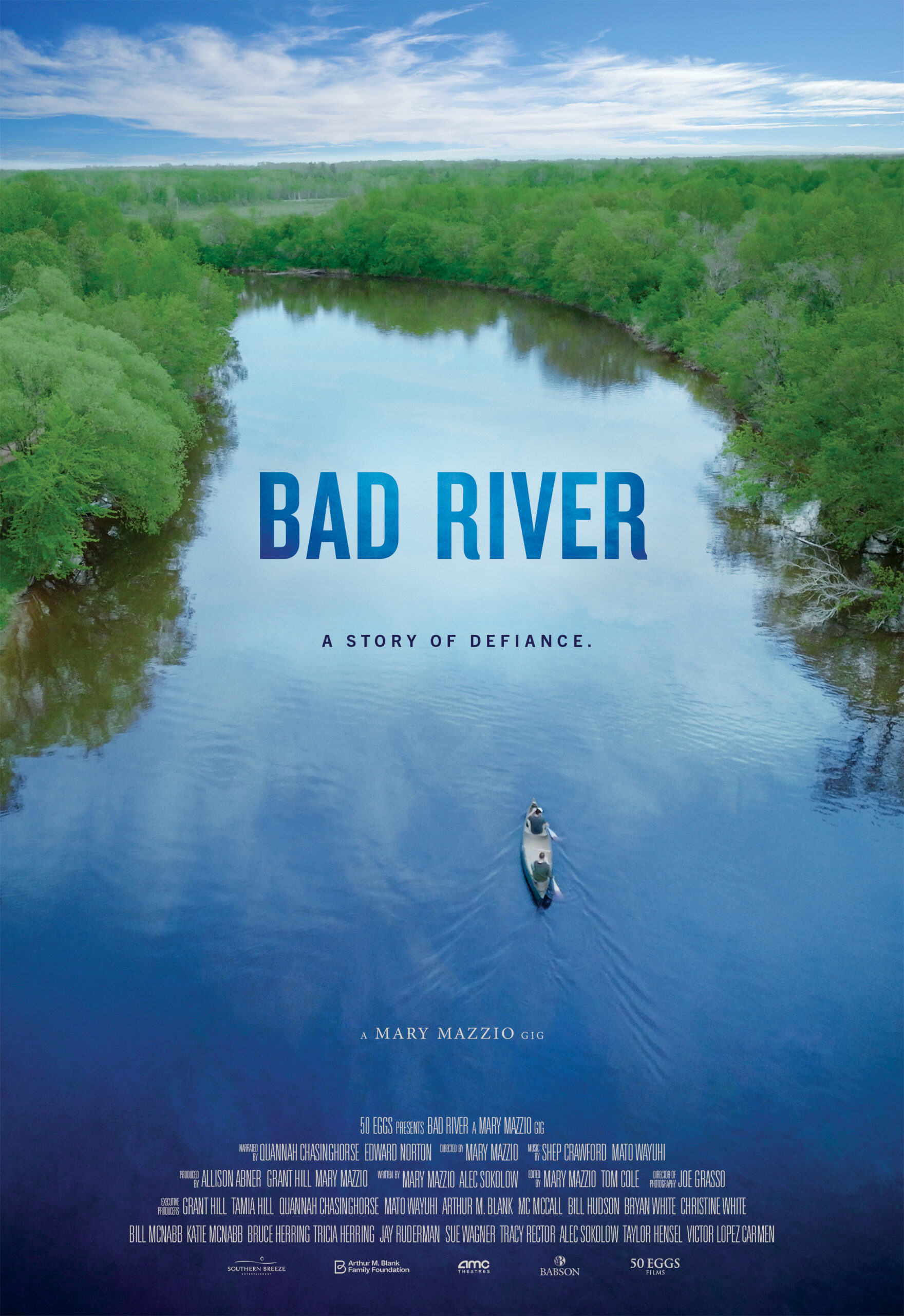 Film poster for 'Bad River'