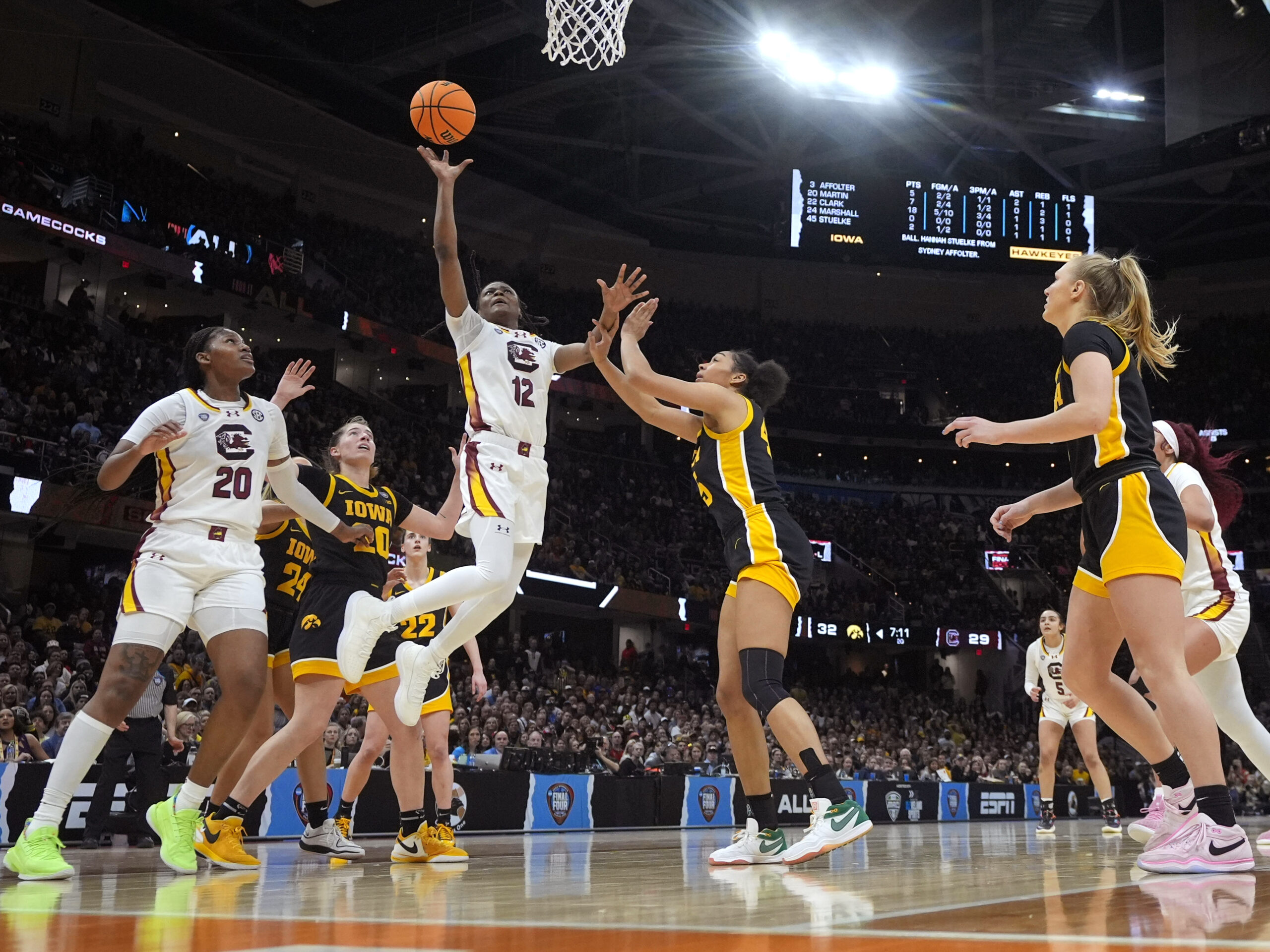 An average of about 18.7 million viewers tuned in to watch the South Carolina Gamecocks triumph over the Iowa Hawkeyes in the 2024 NCAA Women's Basketball National Championship on Sunday.