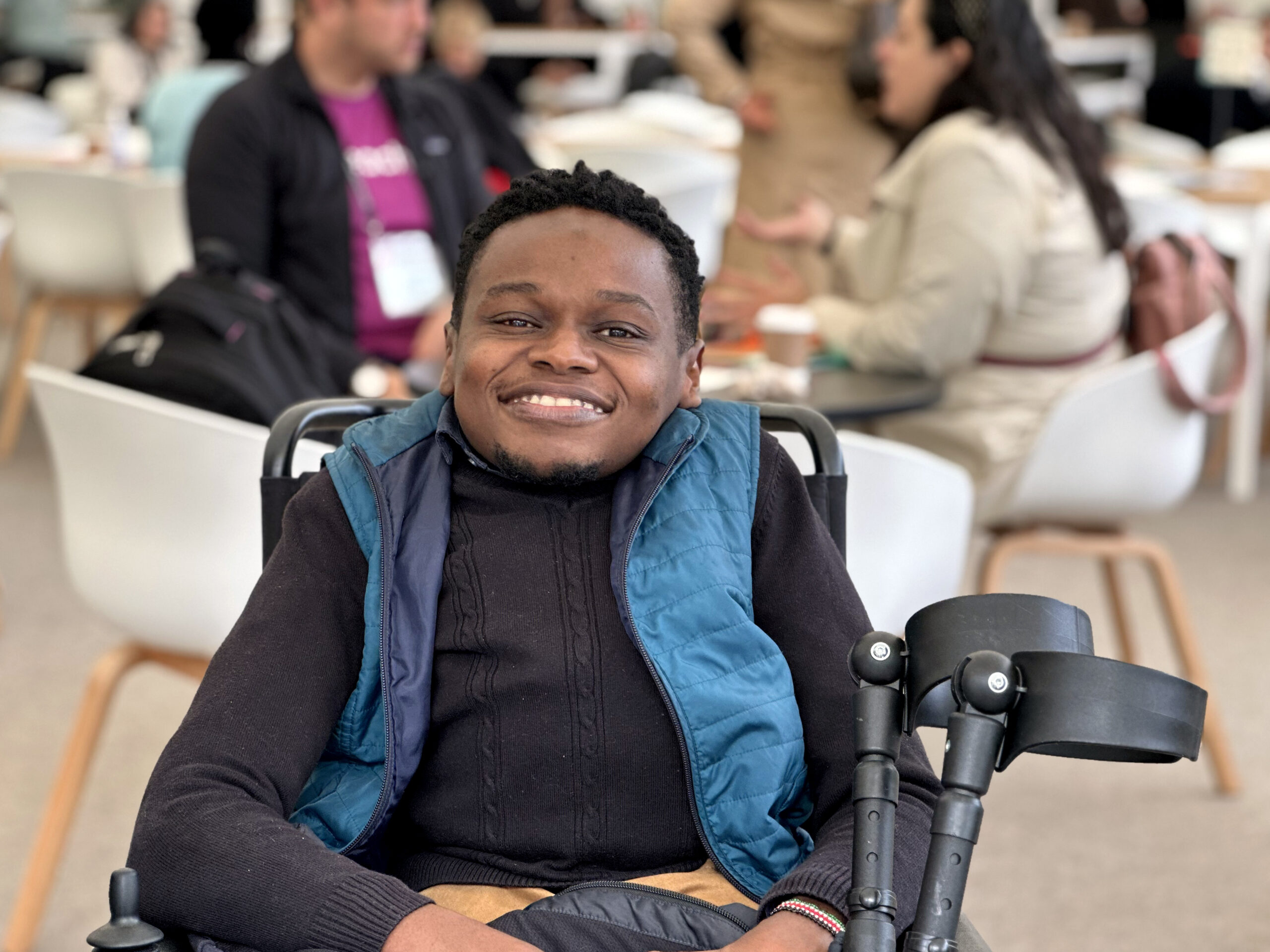 Bernard Chiira founded the Assistive Technologies for Disability Trust or AT4D. It is an accelerator that has supported 45 startups from 11 countries. Many of the startups aim to help people with disabilities access the technologies they need – including wheelchairs.