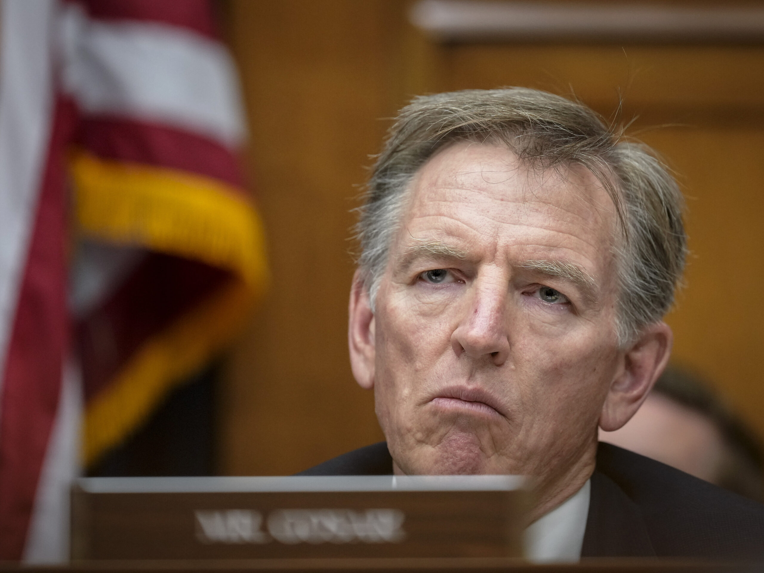 Arizona GOP Rep. Paul Gosar, seen here on Capitol Hill in June 2023, announced Friday he's joining the move to oust Mike Johnson as House speaker.