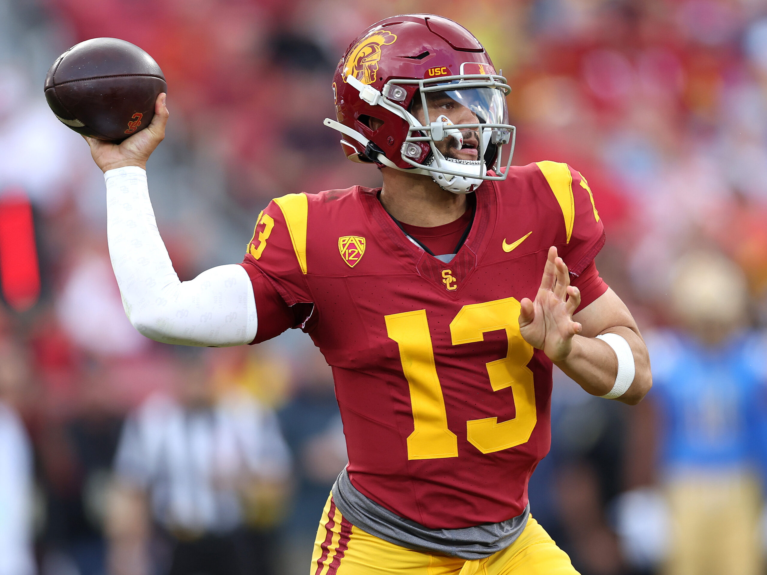 University of Southern California quarterback Caleb Williams is expected to be the number one pick in Thursday's NFL draft. His stellar on-field performances can be traced to one play as a nine-year-old.