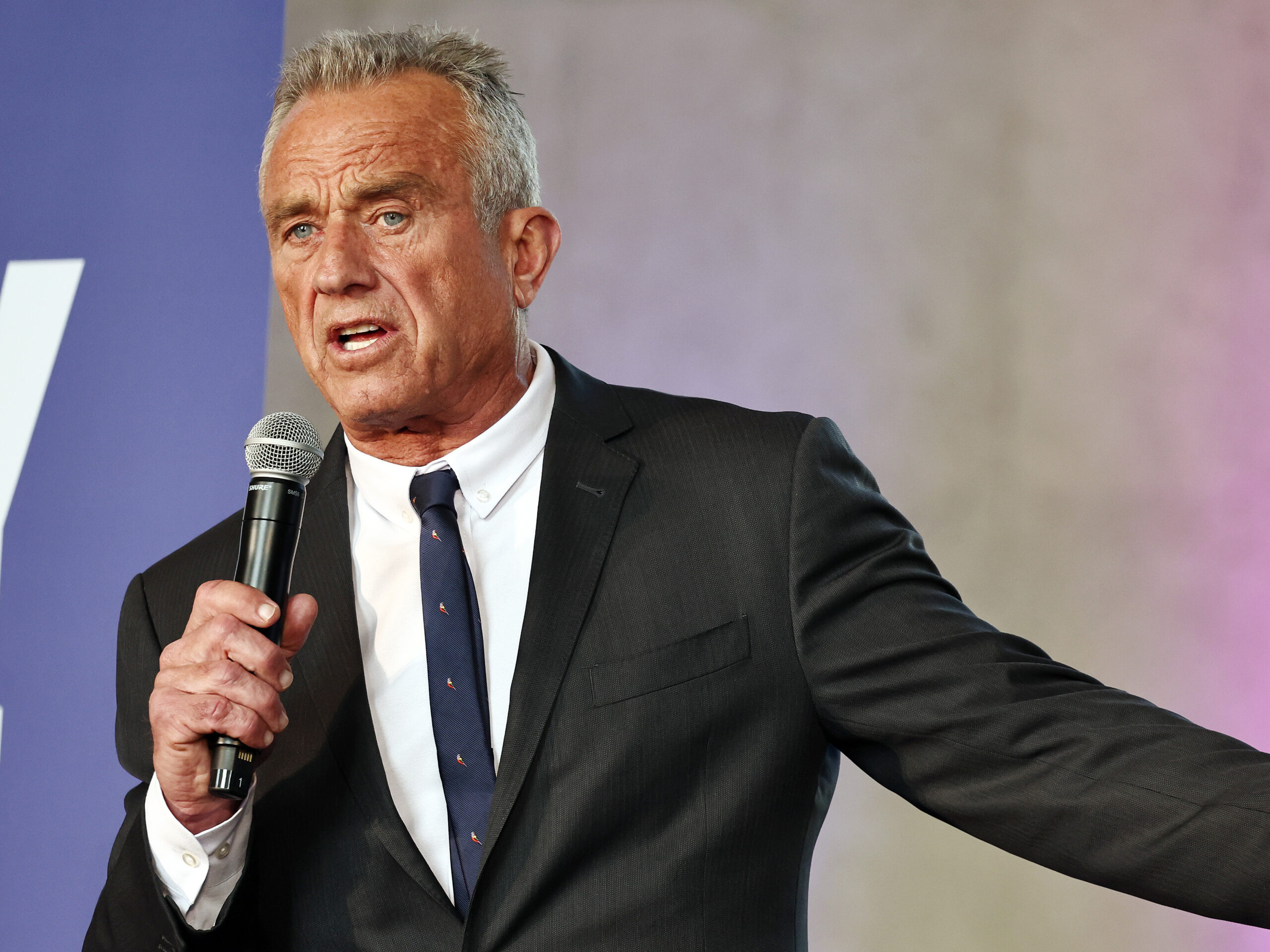 Independent presidential candidate Robert F. Kennedy Jr. speaks at an event in Los Angeles on March 30.