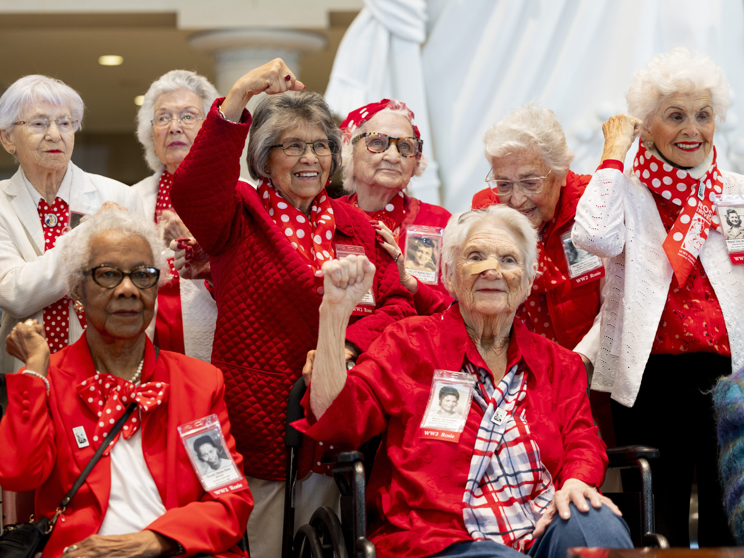 Real-life ‘Rosie the Riveters’ reunite in D.C. to win the nation’s top civilian honor