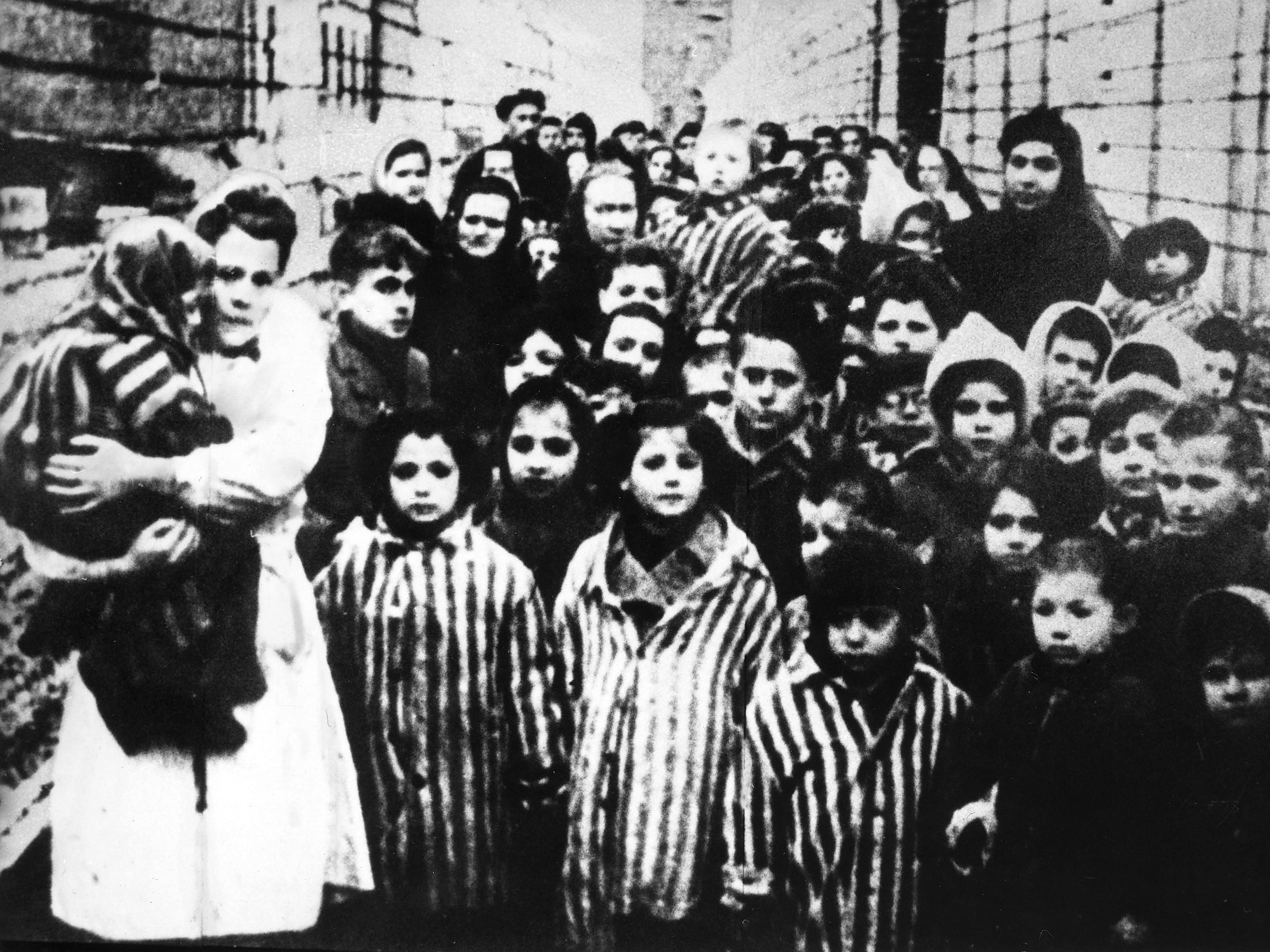 Surviving children of the Auschwitz concentration camp, one of the camps the Nazis had set up to exterminate Jews and kill millions of others. Research into the appropriate way to "re-feed" those who've experienced starvation was prompted by the deaths of camp survivors after liberation.