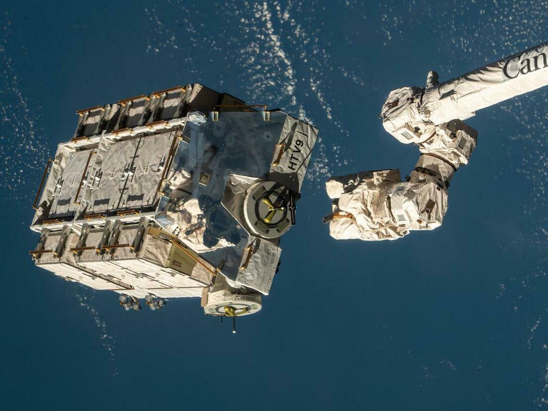 A hunk of space junk crashed through his roof in Florida. Who should pay to fix it?