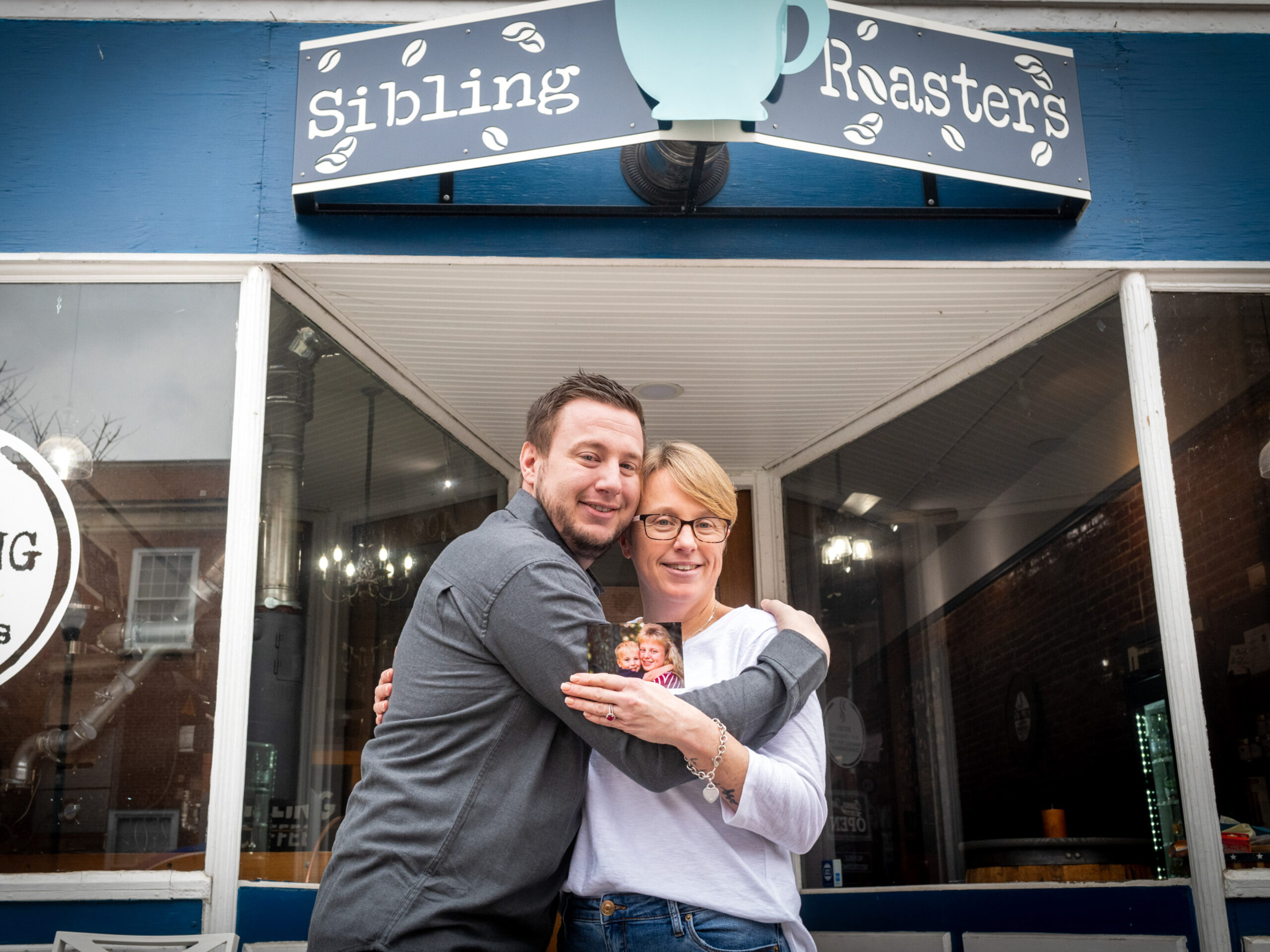 At the heart of this cozy coffee shop lies a big sister’s love for her little brother