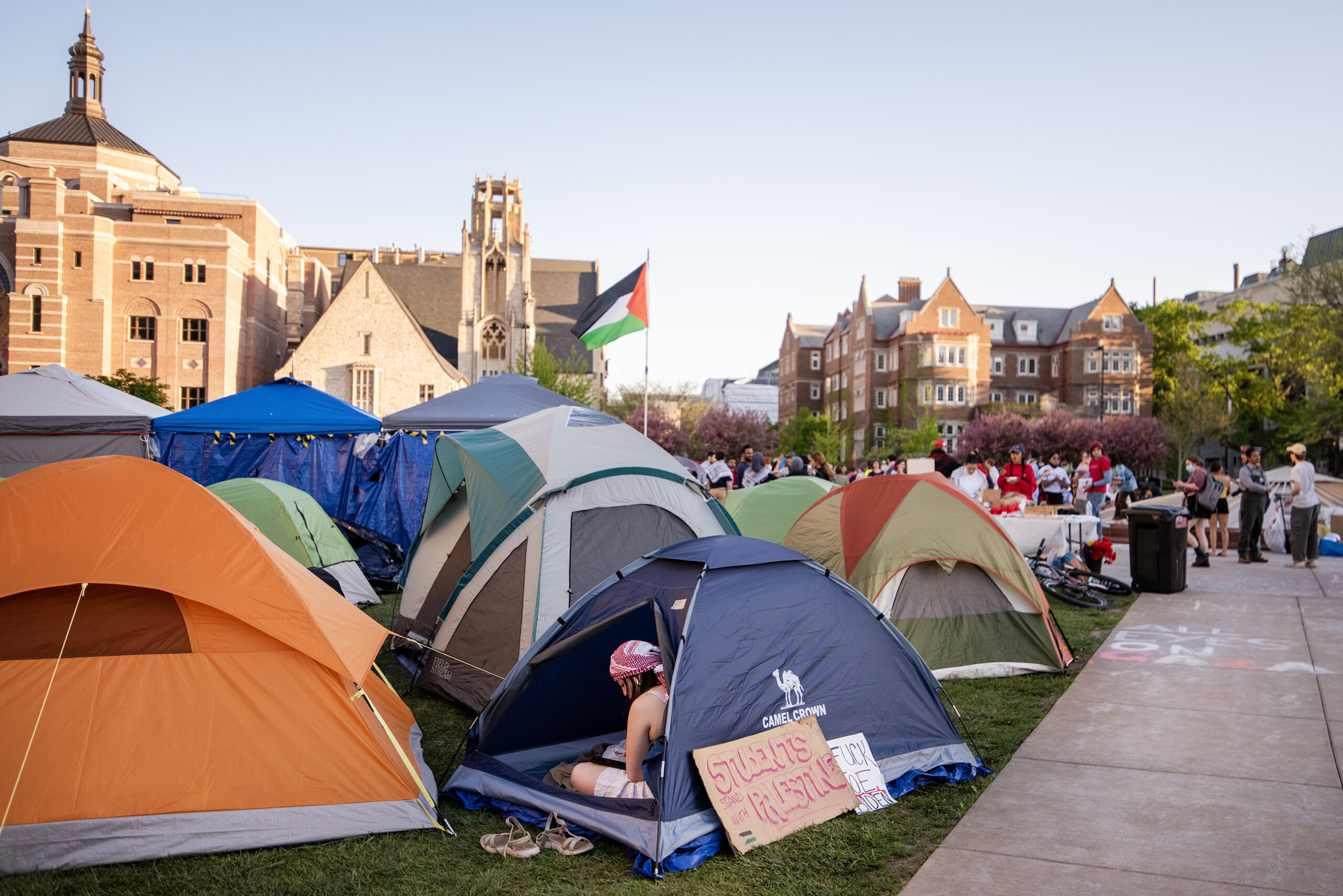 UW pro-Palestinian protesters: ‘We will stay out here until our demands are met’