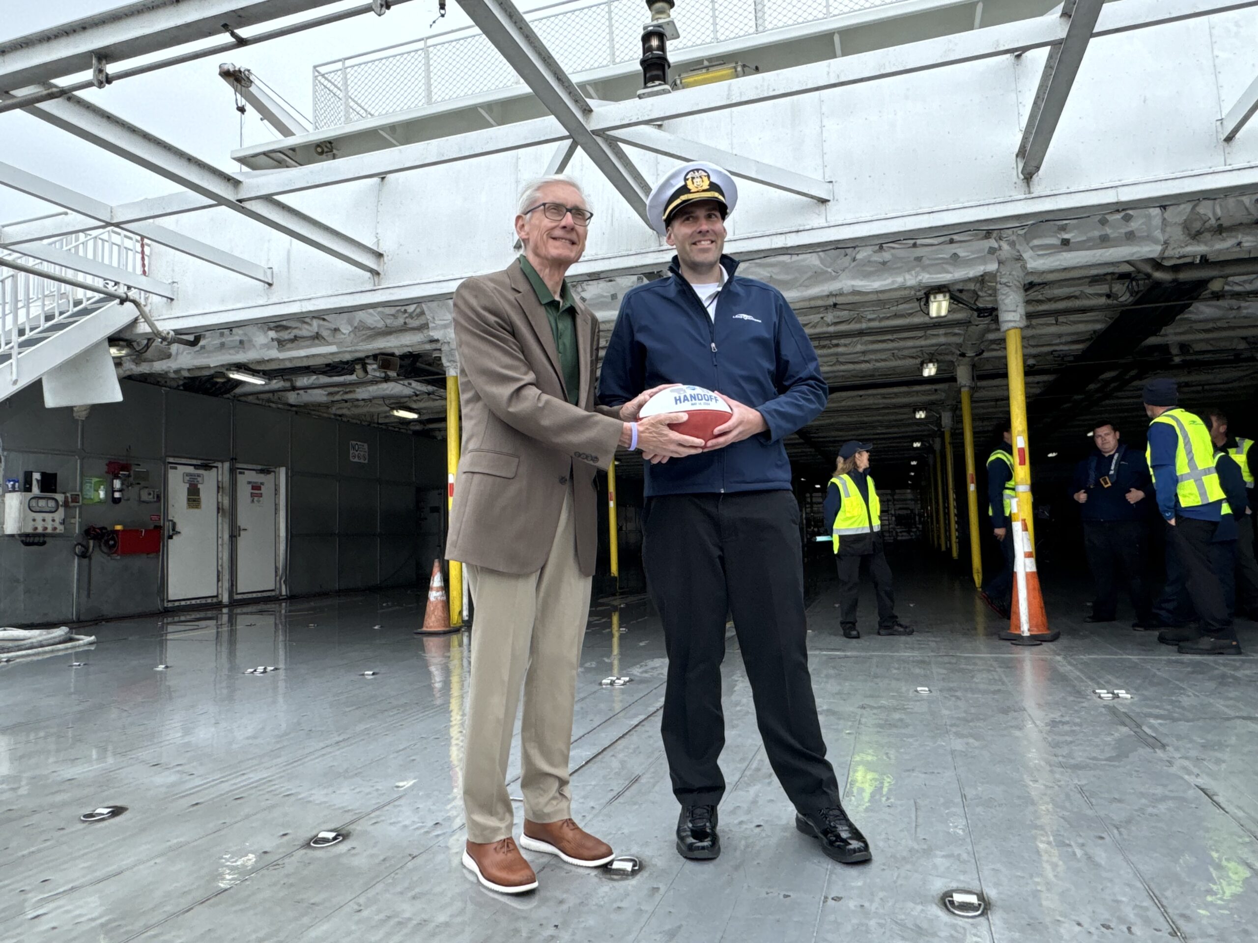 Ceremonial football makes its way from Detroit to Green Bay ahead of 2025 NFL Draft