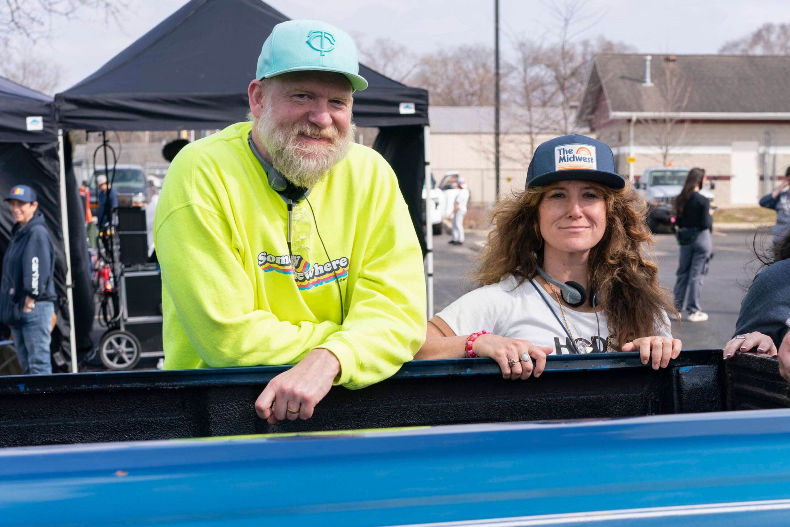 Paul Thureen and Hannah Bos (Photo is courtesy of Sandy Morris / HBO)
