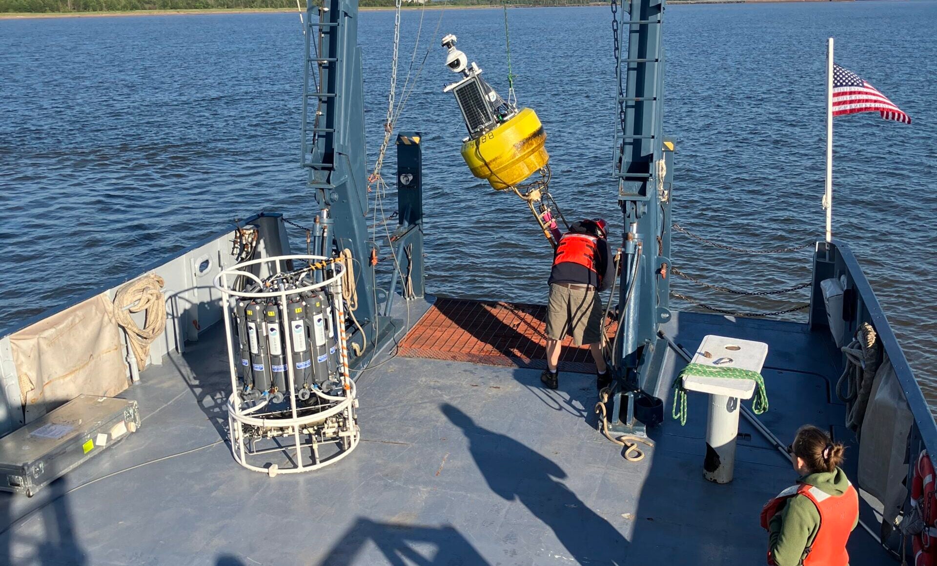 A rescue mission and deep-water study aboard the mighty Blue Heron