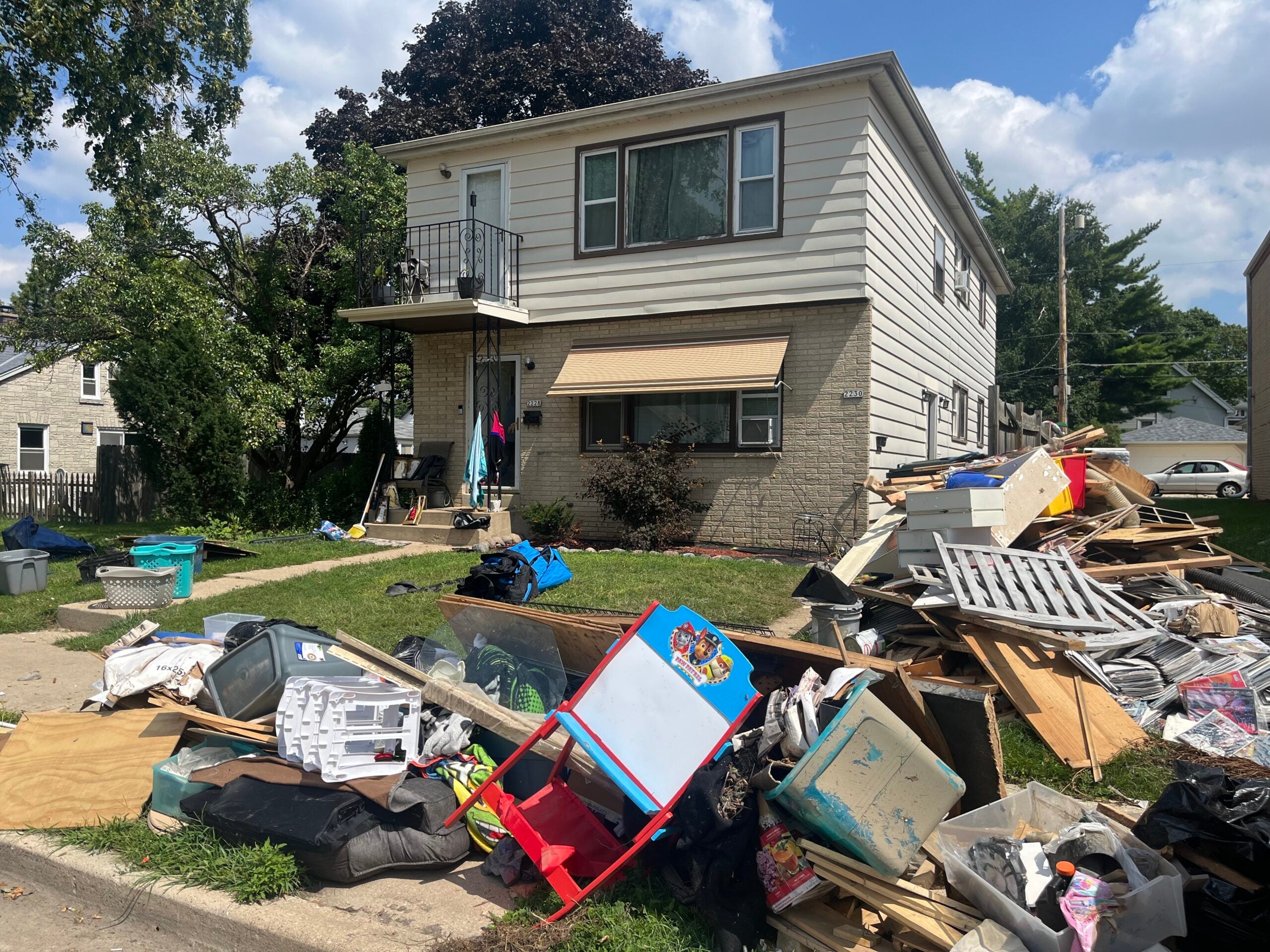 Flood damage not covered by home insurance, residents waiting on FEMA declaration