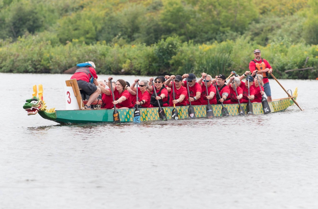 The heats are on! Superior’s Dragon Boat Fest mixes family fun and fierce competition