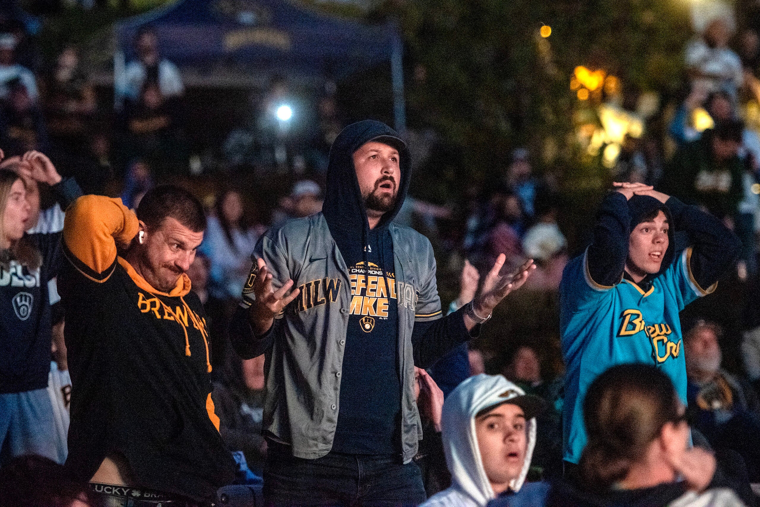 Despite Game 3 loss, Brewers fans say playoffs depend on ‘power of friendship’