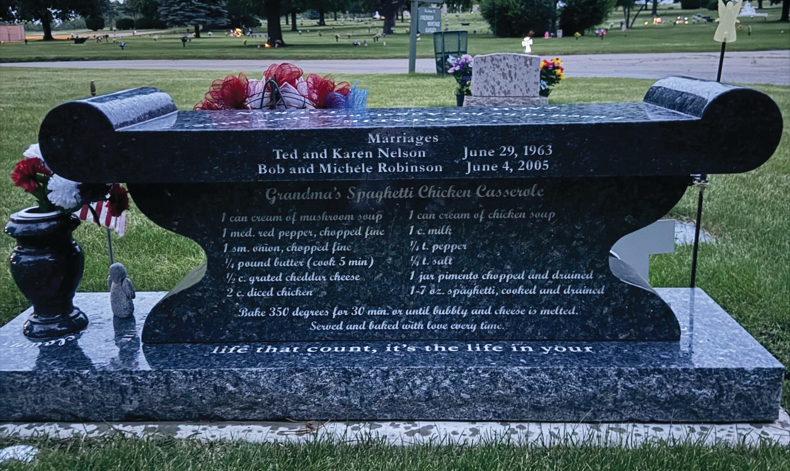 Gravestone recipes provide unique way for Midwesterners to be remembered