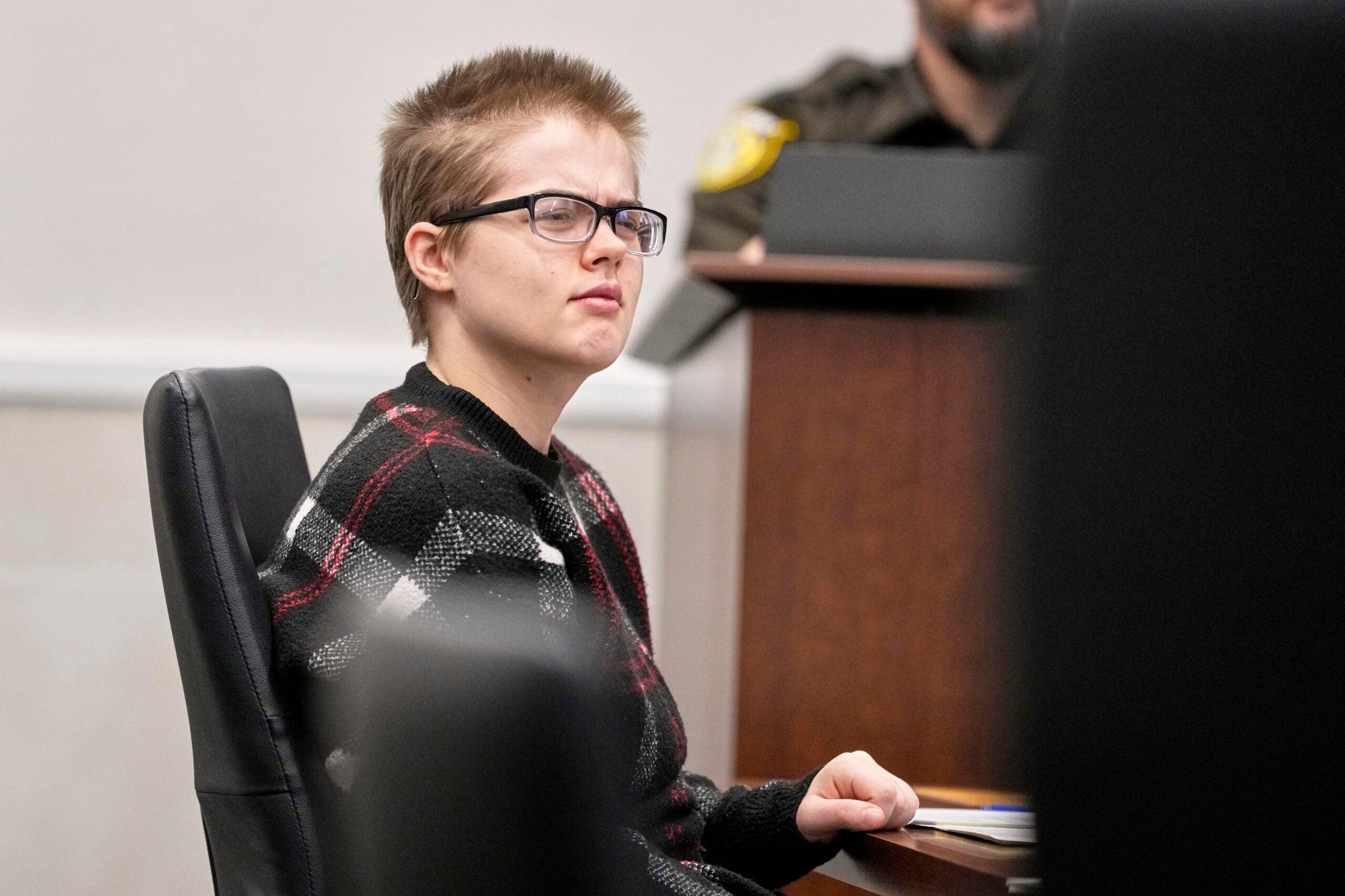 Morgan Geyser appears in court in Jan. 2025, in Waukesha, Wis. Geyser was released from a psychiatric facility to a group home earlier this year