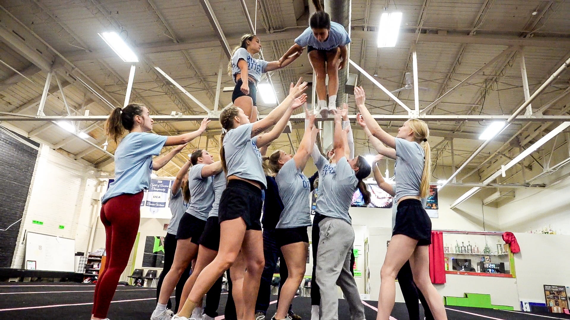 Meet the only competitive cheer team from a Wisconsin technical college — Chippewa Valley