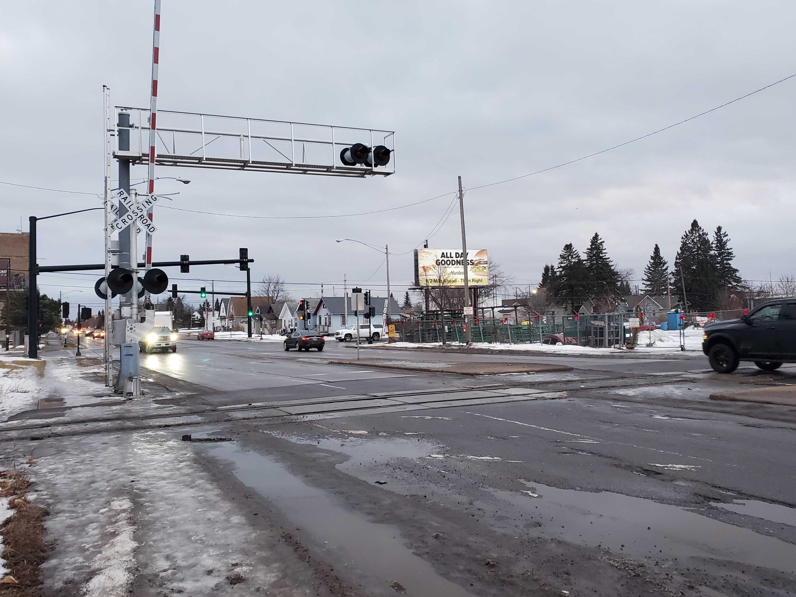A bone-jarring rail crossing in Superior — and who to call to fix it